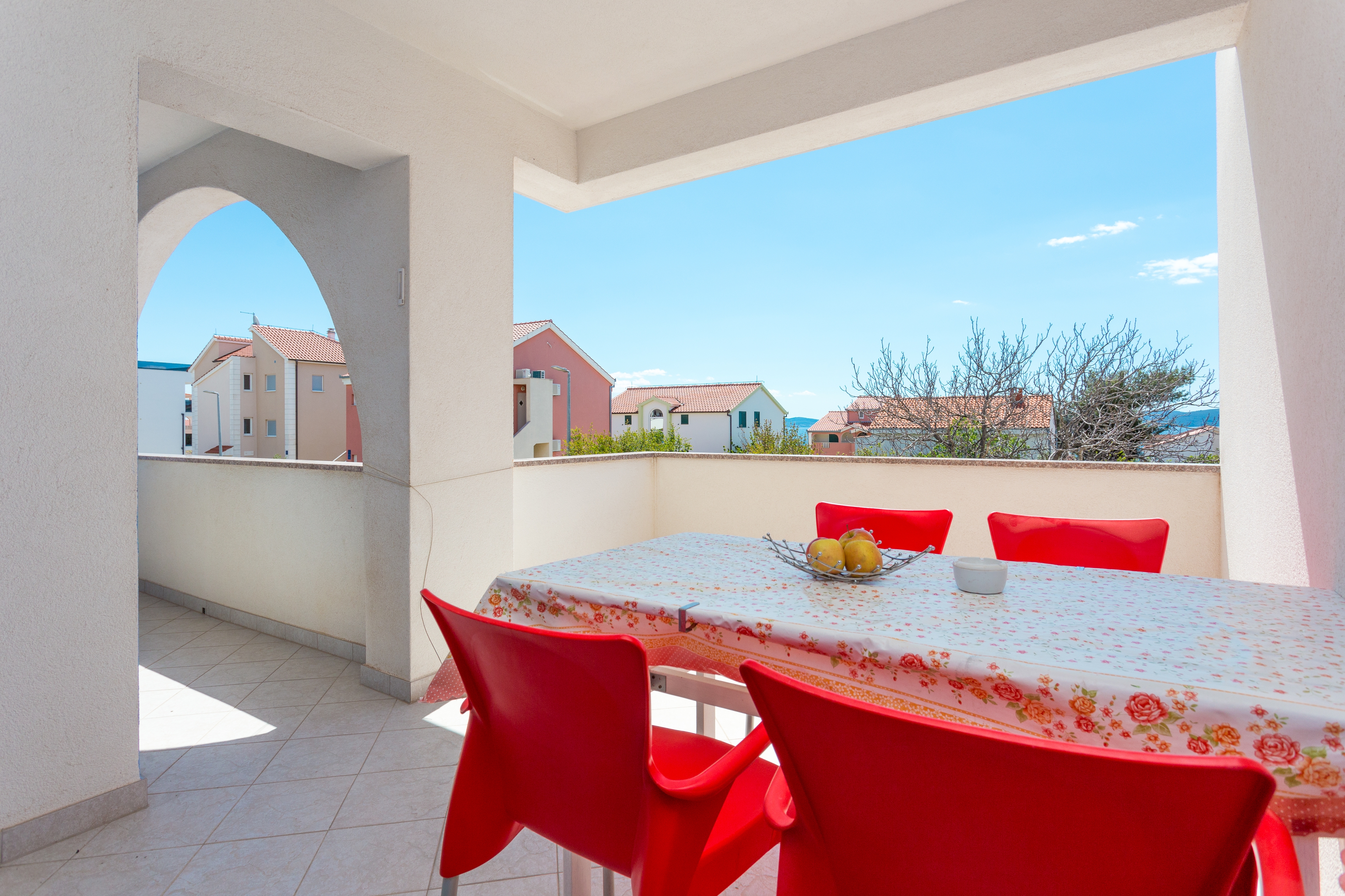 One bedroom apartment with terrace and sea view Bušinci, Čiovo  A-d