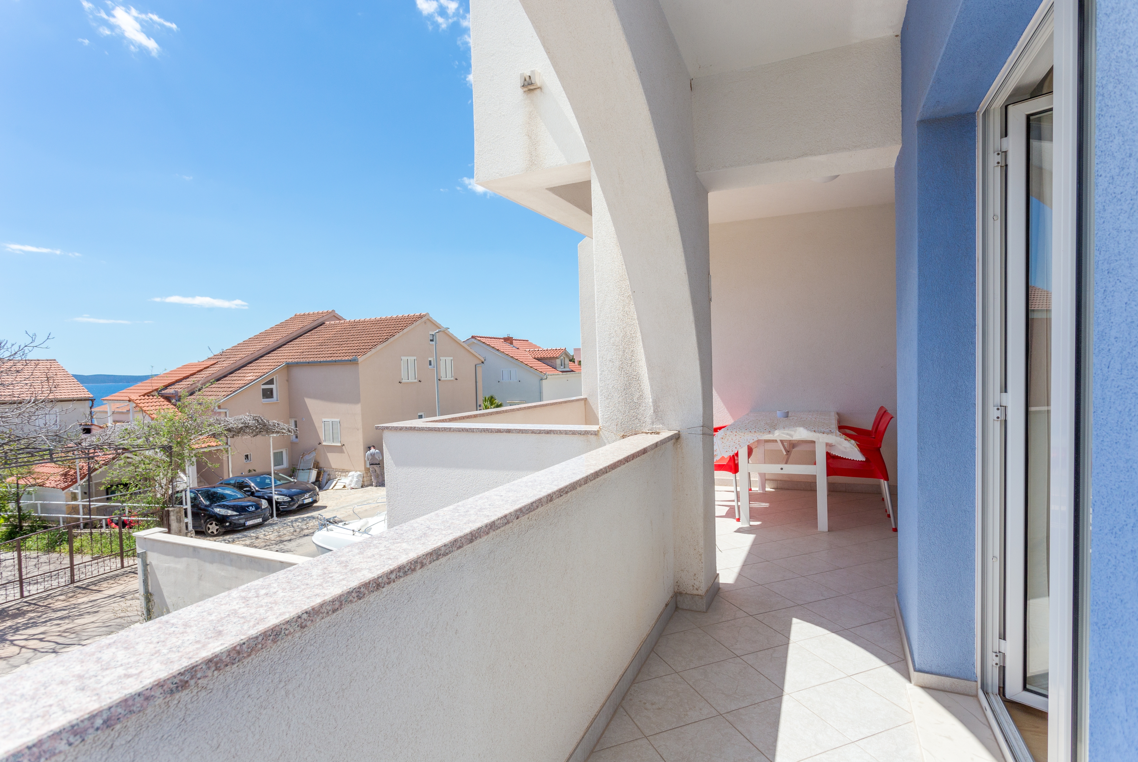 One bedroom apartment with terrace and sea view Bušinci, Čiovo  A-d