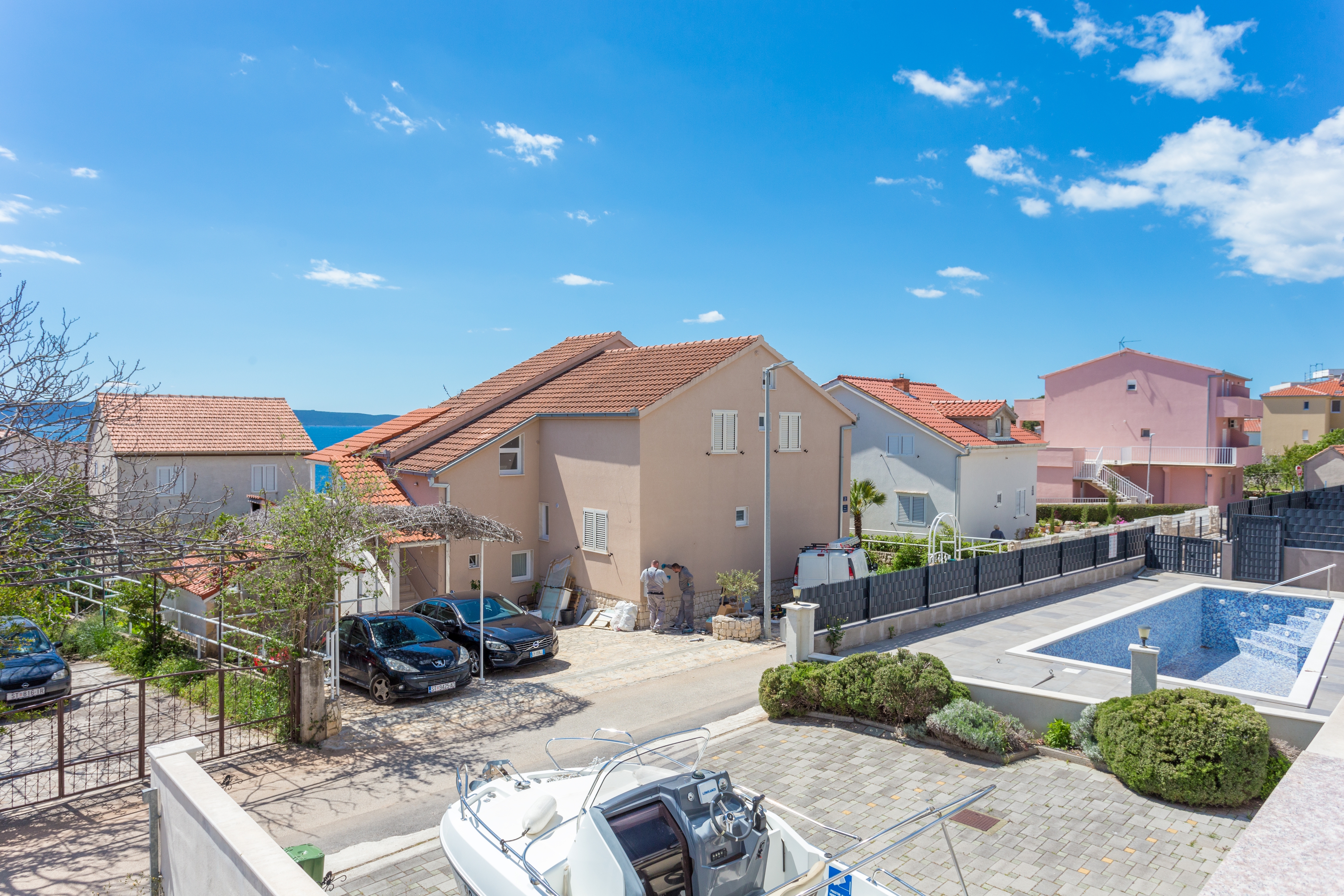 One bedroom apartment with terrace and sea view Bušinci, Čiovo  A-d