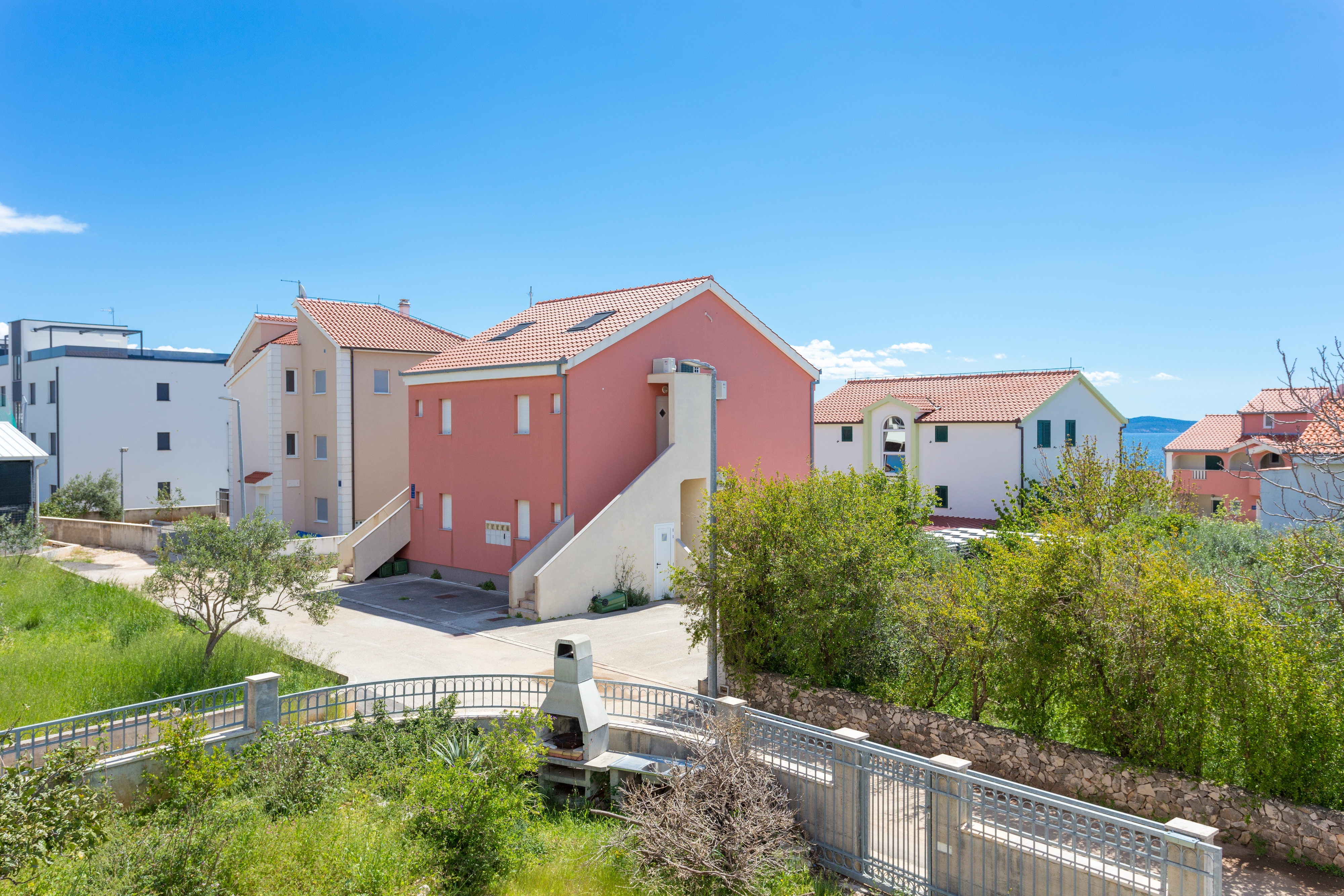 One bedroom apartment with terrace and sea view Bušinci, Čiovo  A-d