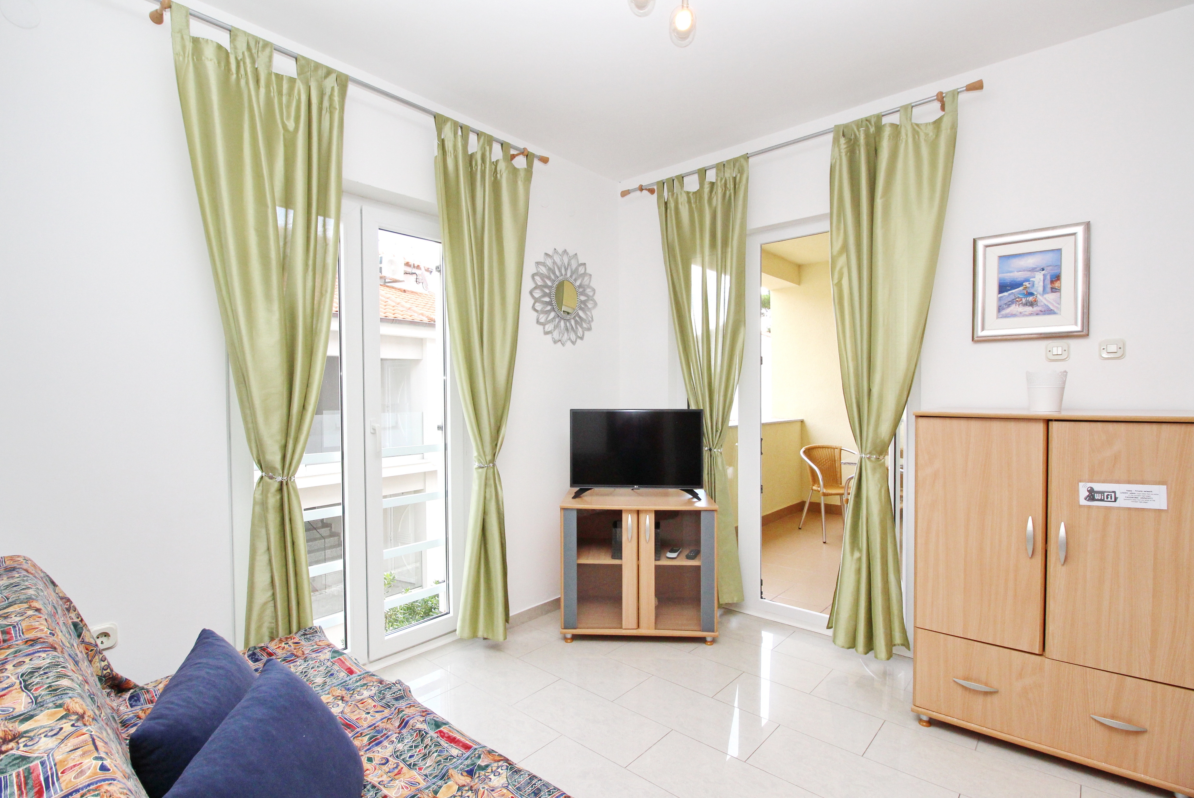 Two bedroom apartment with terrace Baška, Krk (A-18804-a)