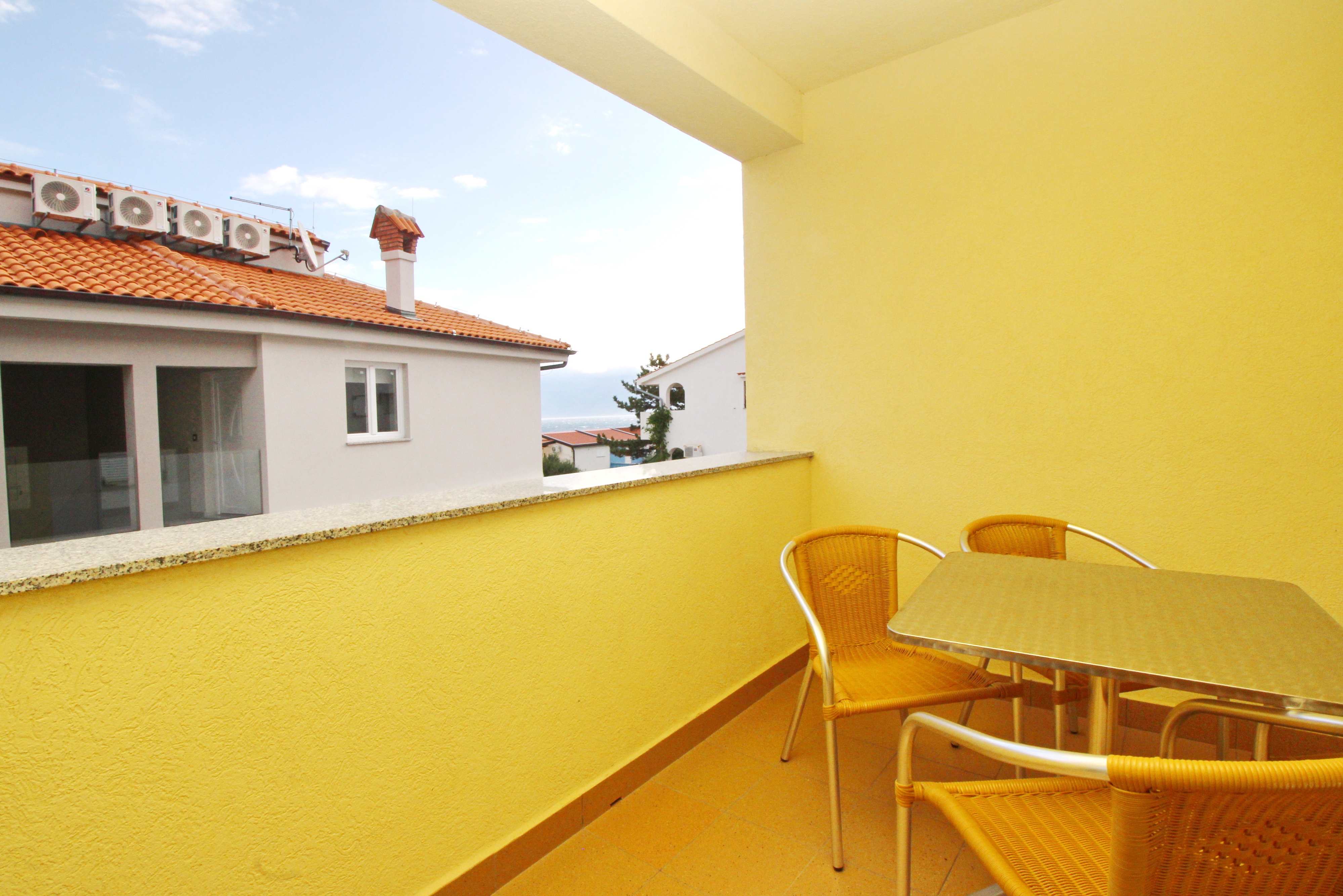 Two bedroom apartment with terrace Baška, Krk (A-18804-a)