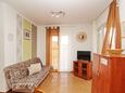 Obývací pokoj Baška, Obývací pokoj v ubytování typu apartment, domácí mazlíčci povoleni a WiFi.