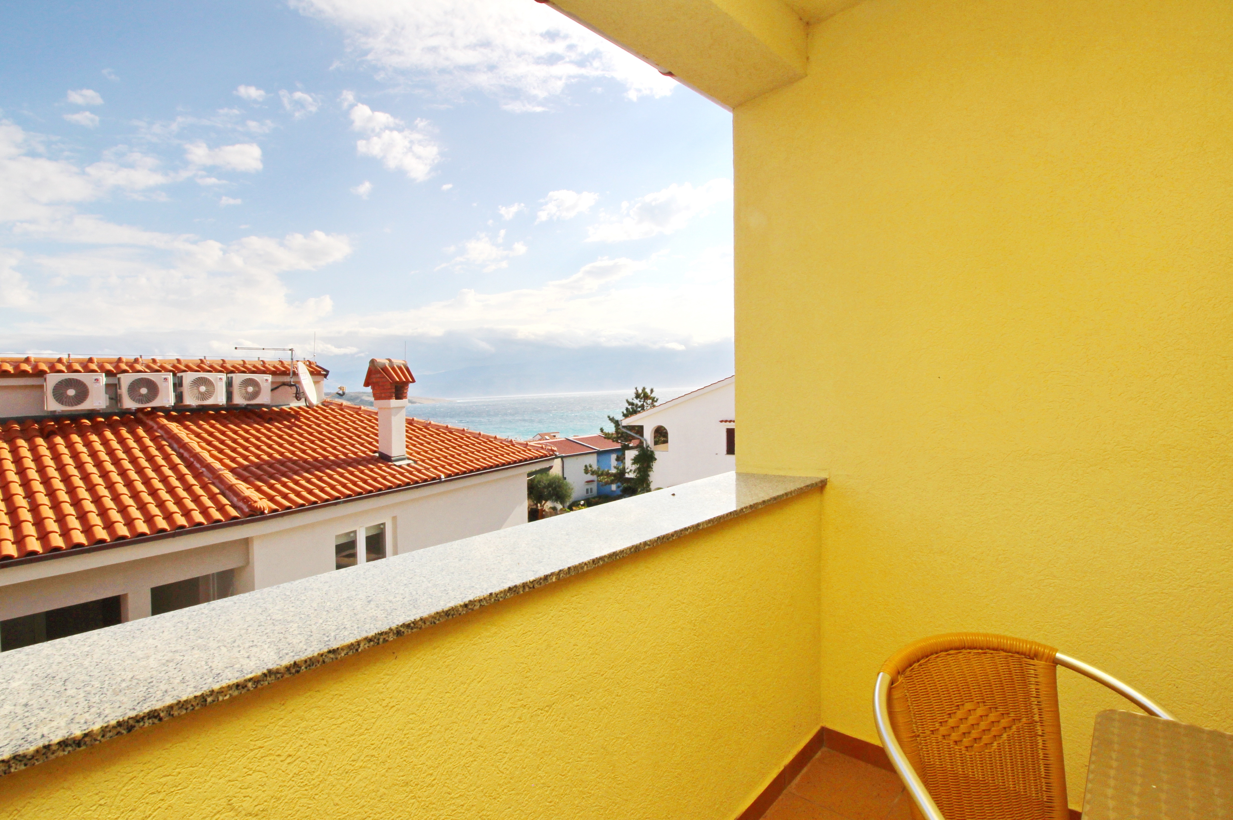 Two bedroom apartment with terrace Baška, Krk (A-18804-b)