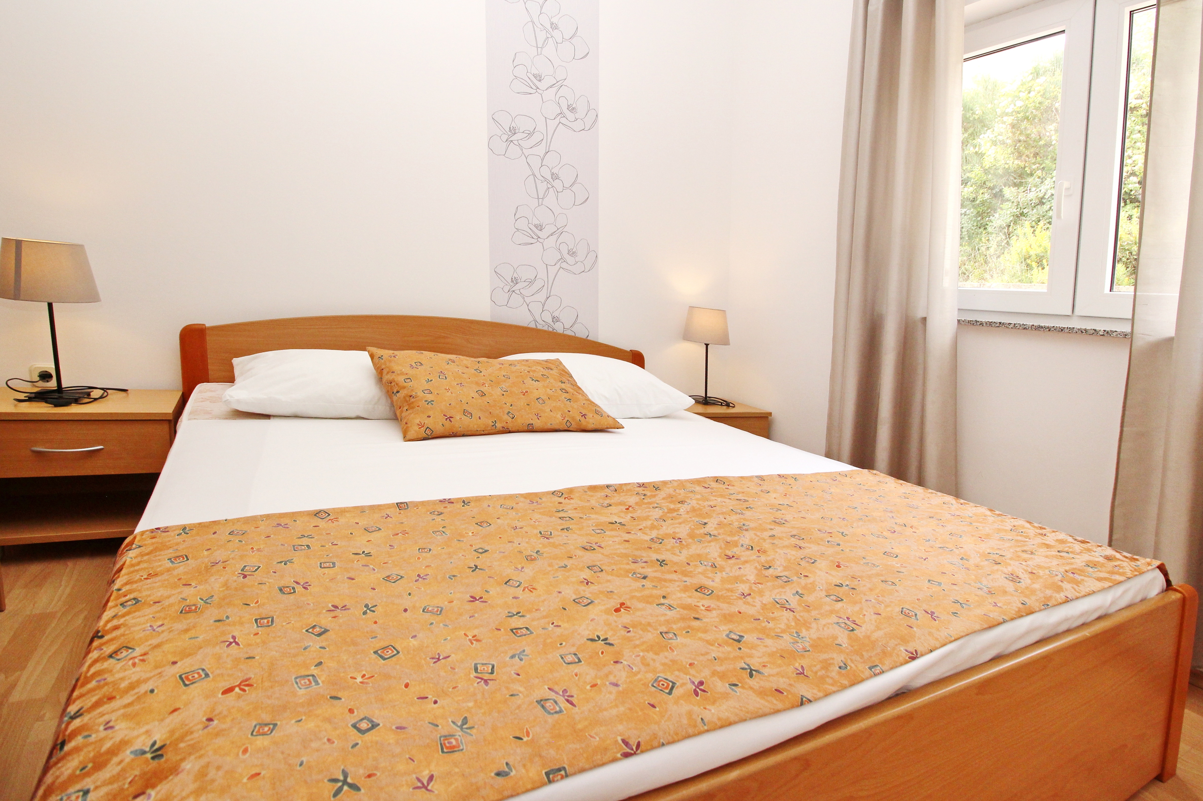 Three bedroom apartment with terrace Baška, Krk  A-c