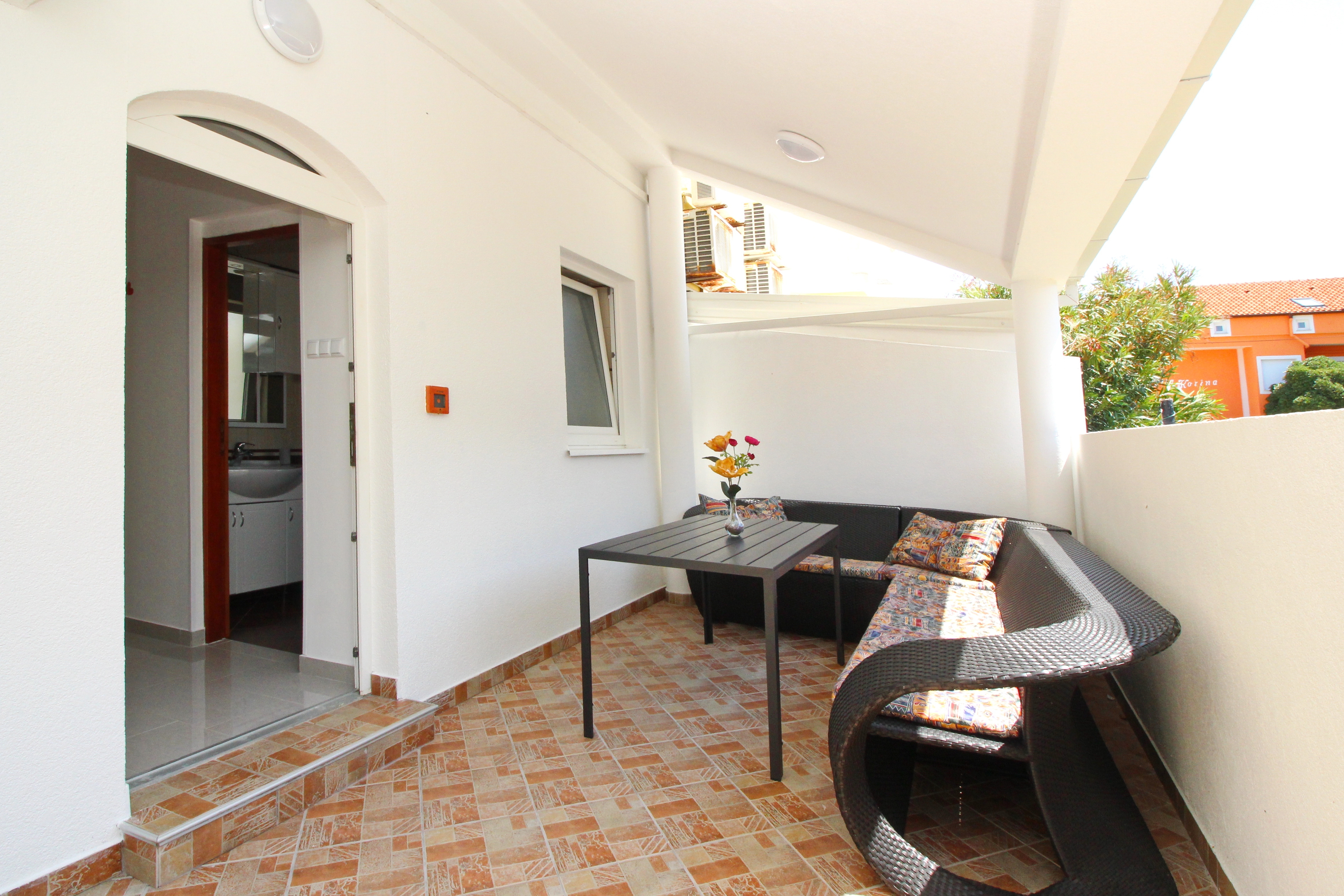 One bedroom apartment with terrace Baška, Krk  A-a