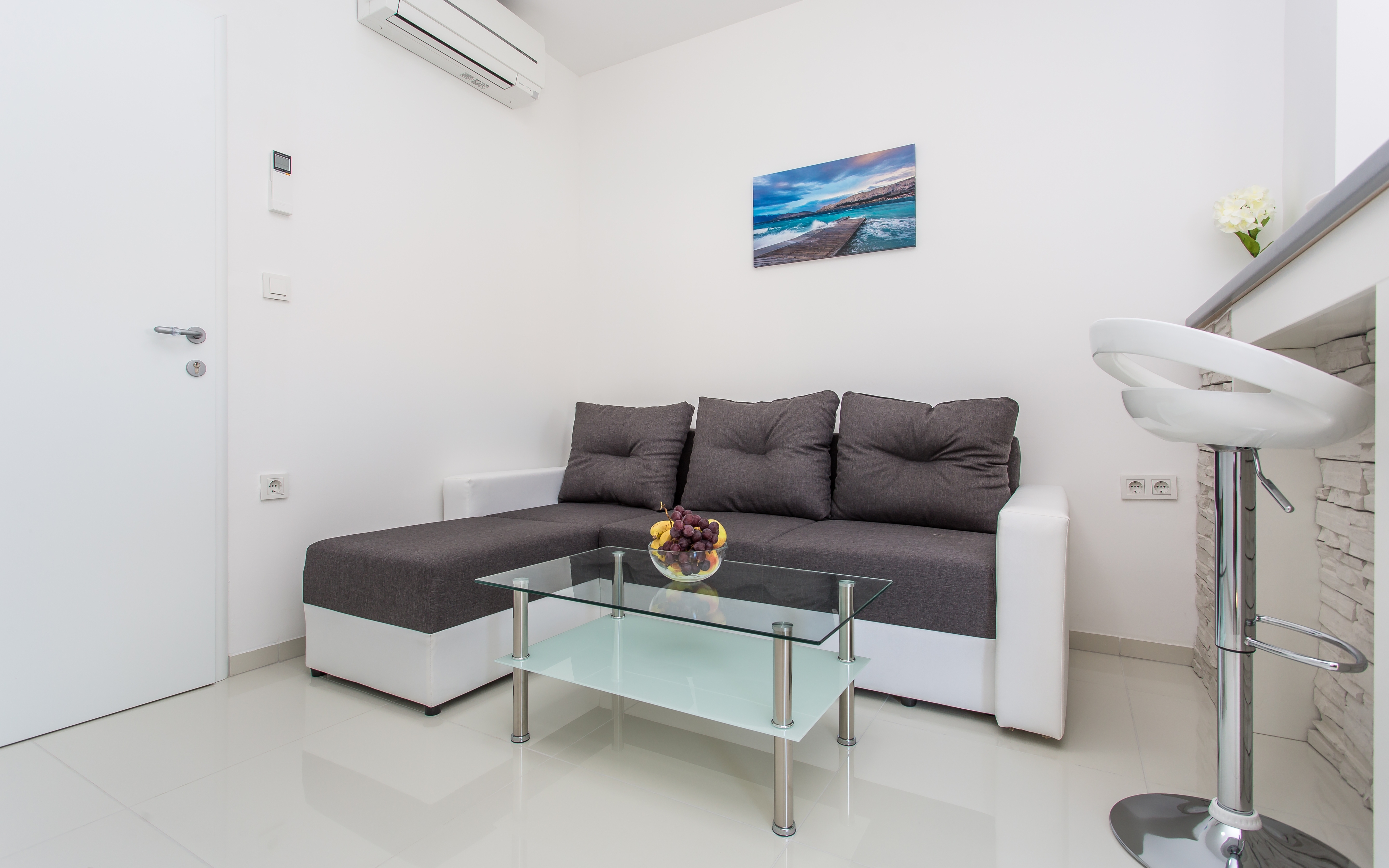 One bedroom apartment with terrace Baška, Krk (A-18808-a)