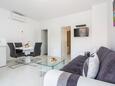 Jídelna Baška, Jídelna v ubytování typu apartment, s klimatizací a WiFi.