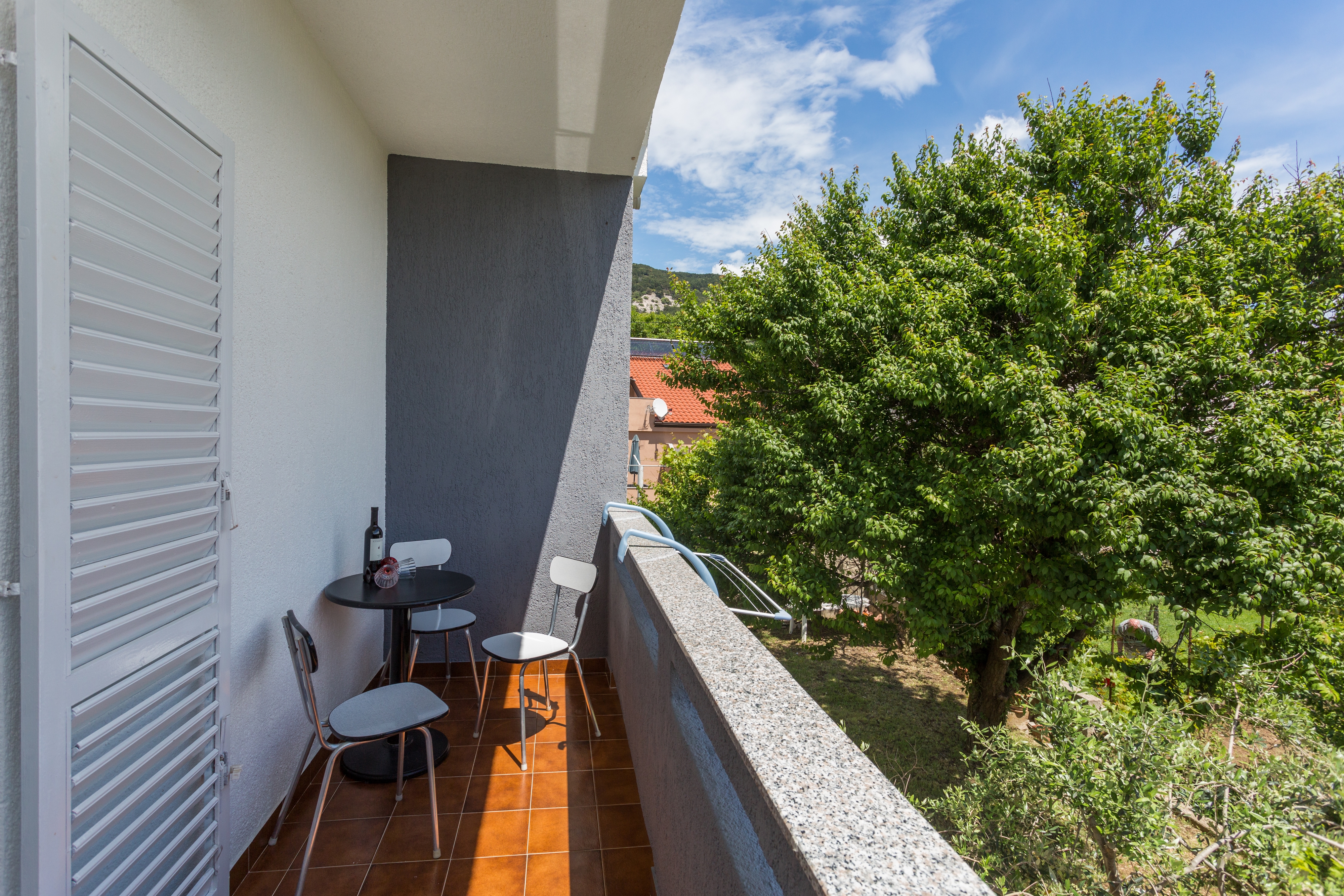 One bedroom apartment with balcony Baška, Krk  A-c