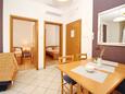 Jídelna Baška, Jídelna v ubytování typu apartment, s klimatizací, domácí mazlíčci povoleni a WiFi.