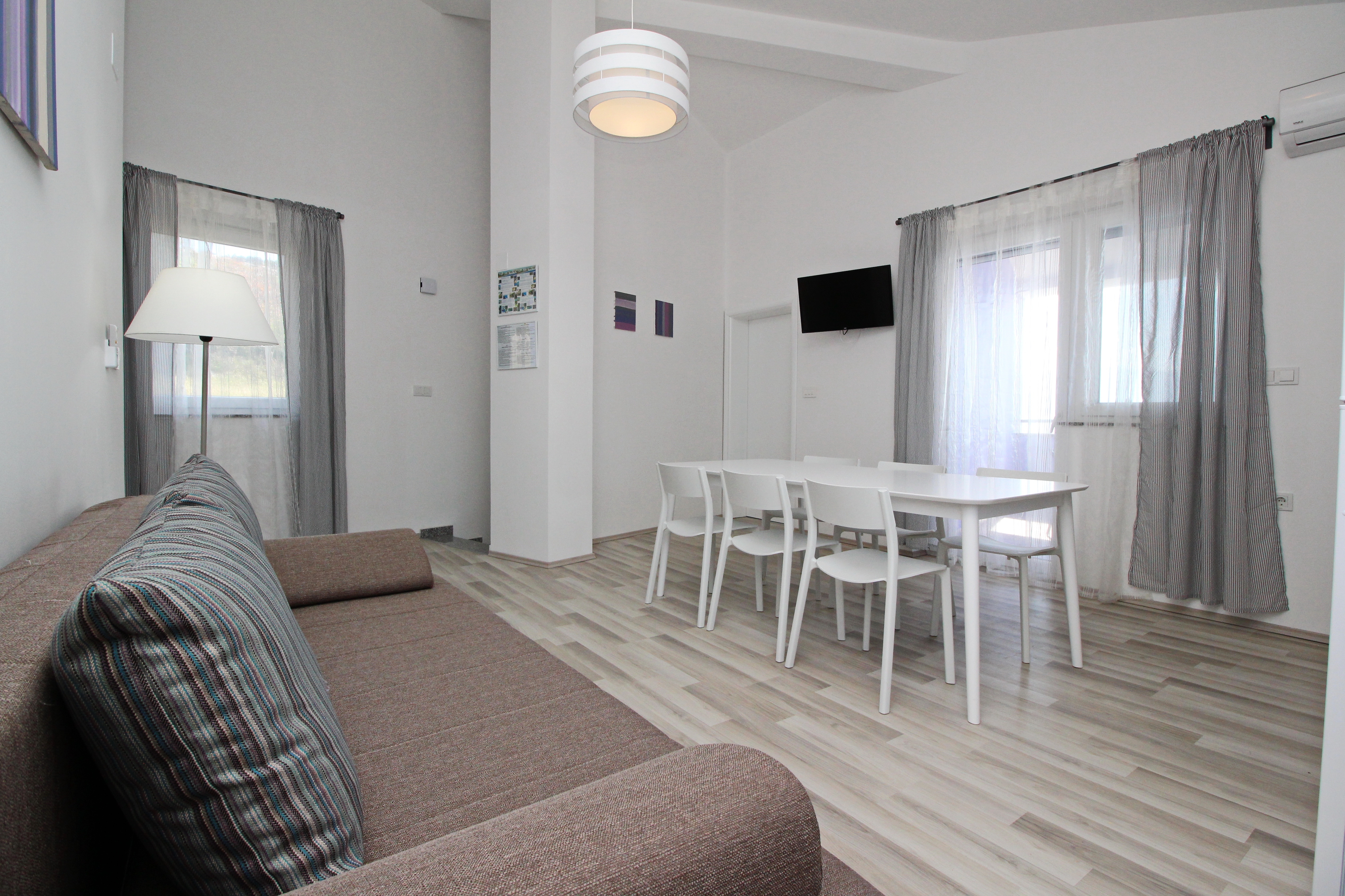 Two bedroom apartment with terrace and sea view Baška, Krk (A-18824-a)