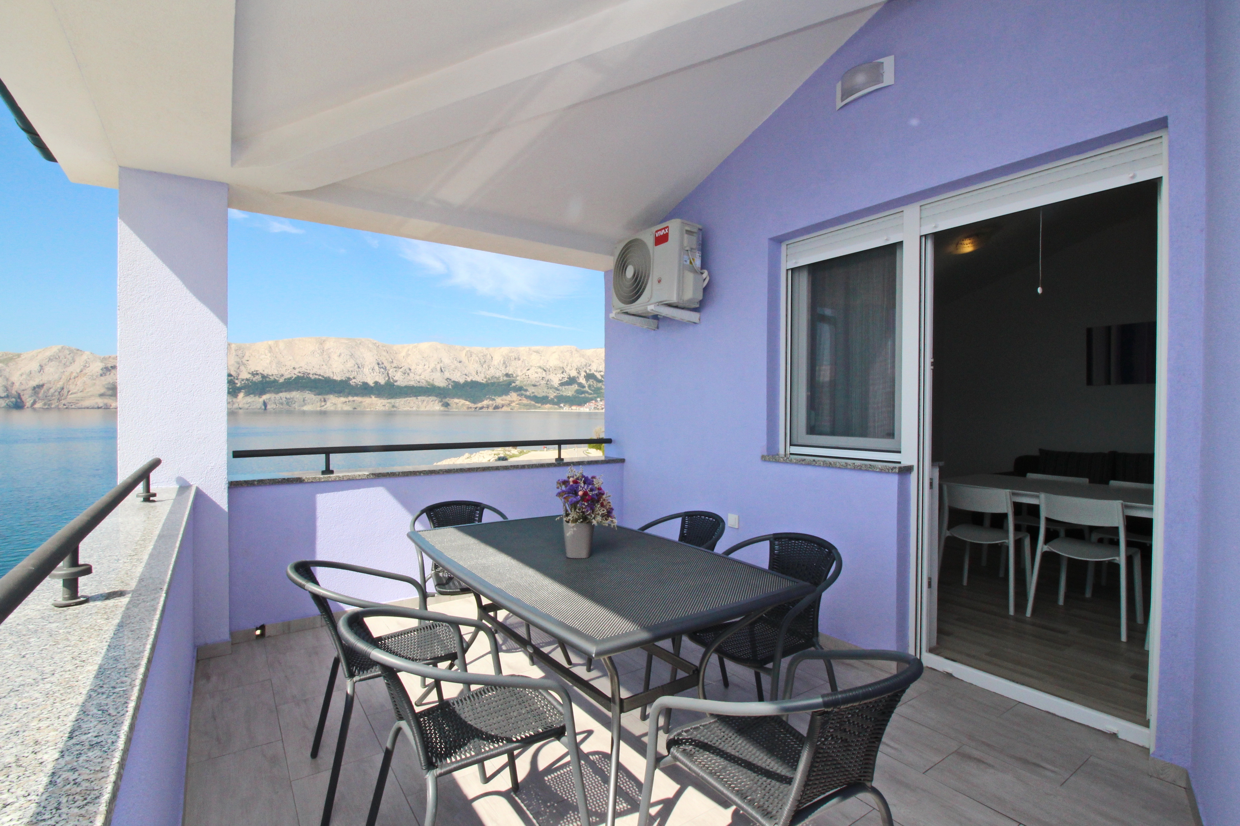 Two bedroom apartment with terrace and sea view Baška, Krk (A-18824-a) Two bedroom apartment with terrace and sea view Baška, Krk (A-18824-a)