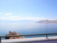 Baška, Terrasse - vue dans l’hébergement en type apartment, animaux acceptés et WiFi.