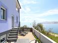 Baška, Terrasse - vue dans l’hébergement en type apartment, animaux acceptés et WiFi.