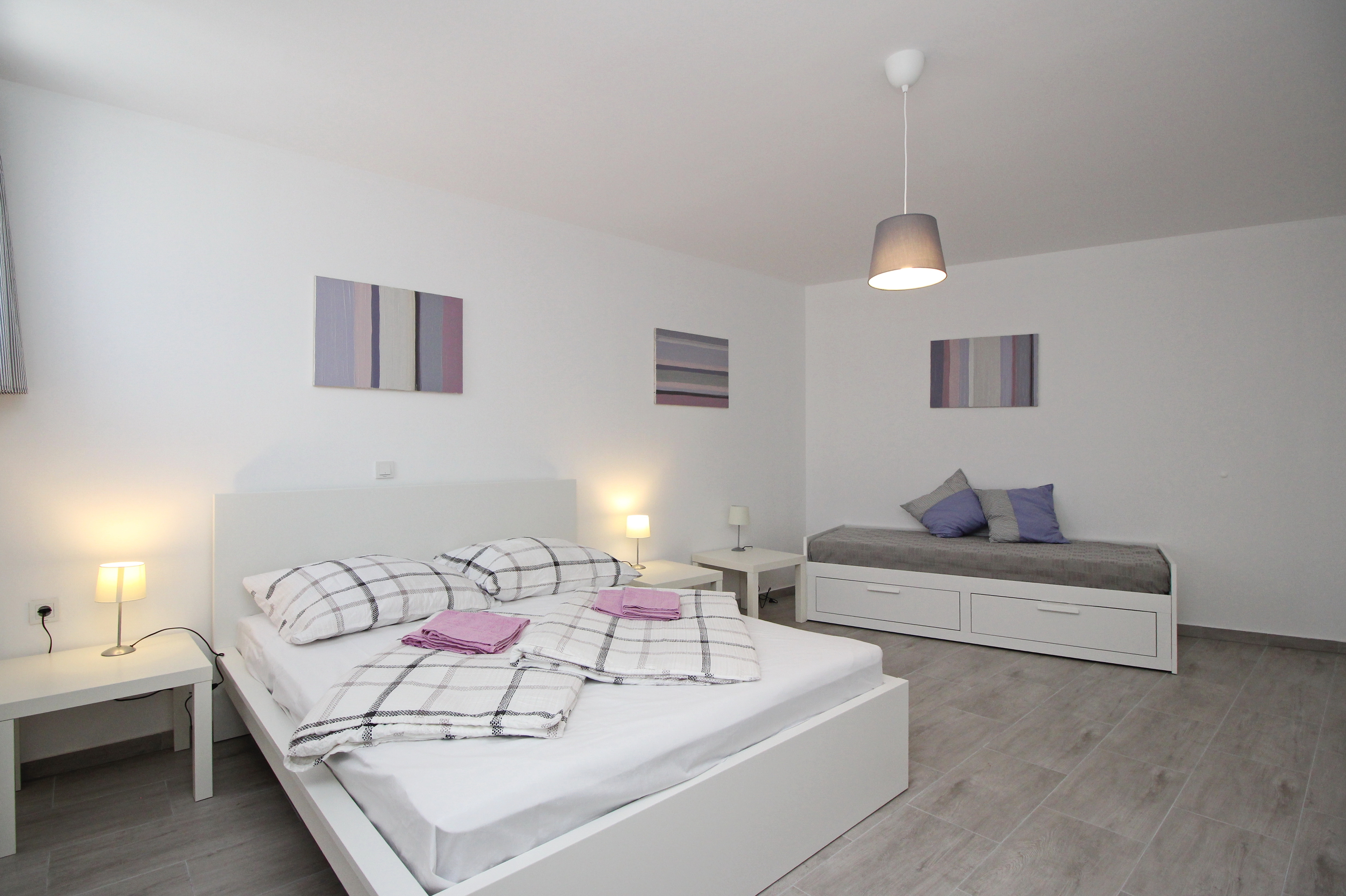 One bedroom apartment with terrace Baška, Krk  A-c