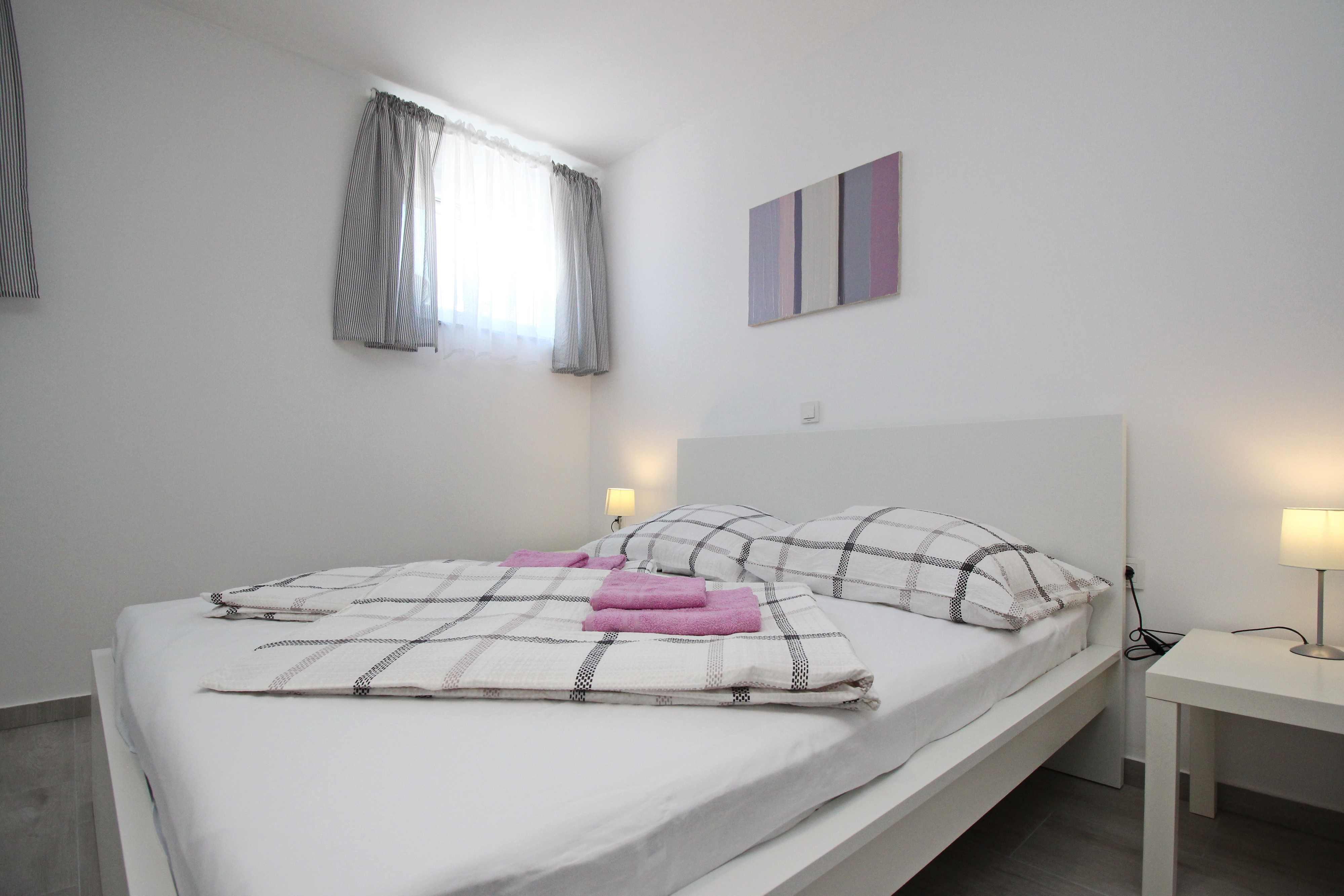 One bedroom apartment with terrace Baška, Krk  A-c