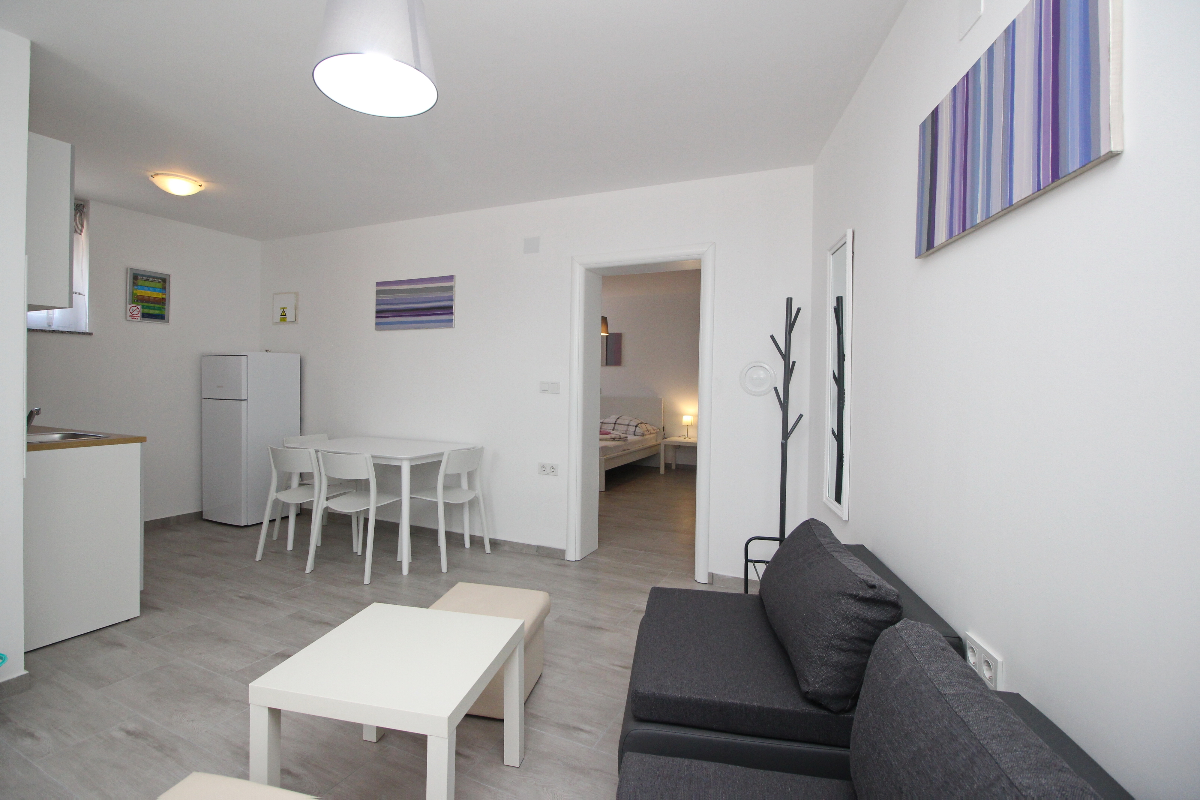 One bedroom apartment with terrace Baška, Krk  A-c
