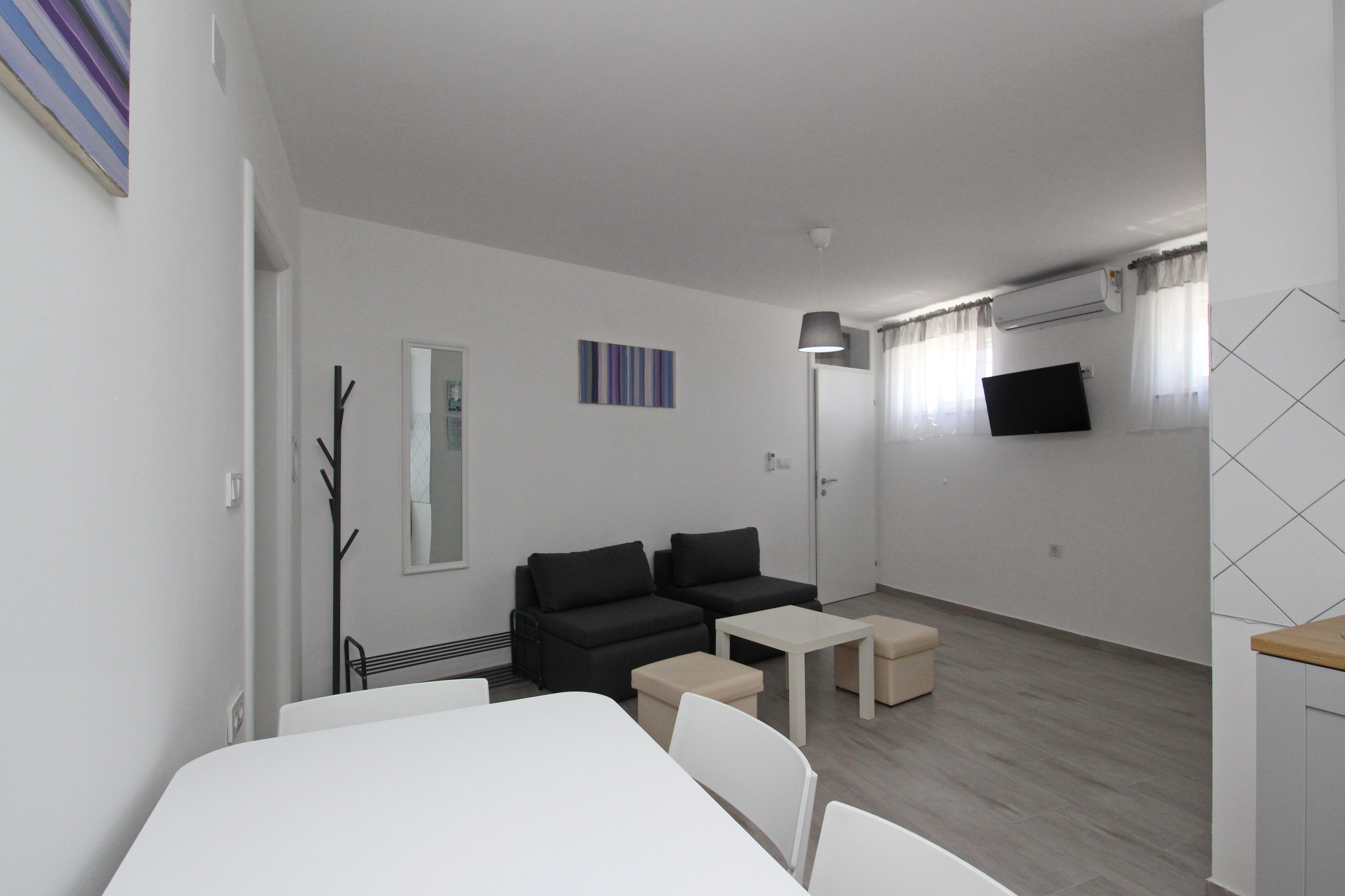 One bedroom apartment with terrace Baška, Krk  A-c