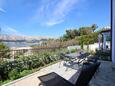 Baška, Терраса - вид в размещении типа apartment, Домашние животные допускаются и WiFi.