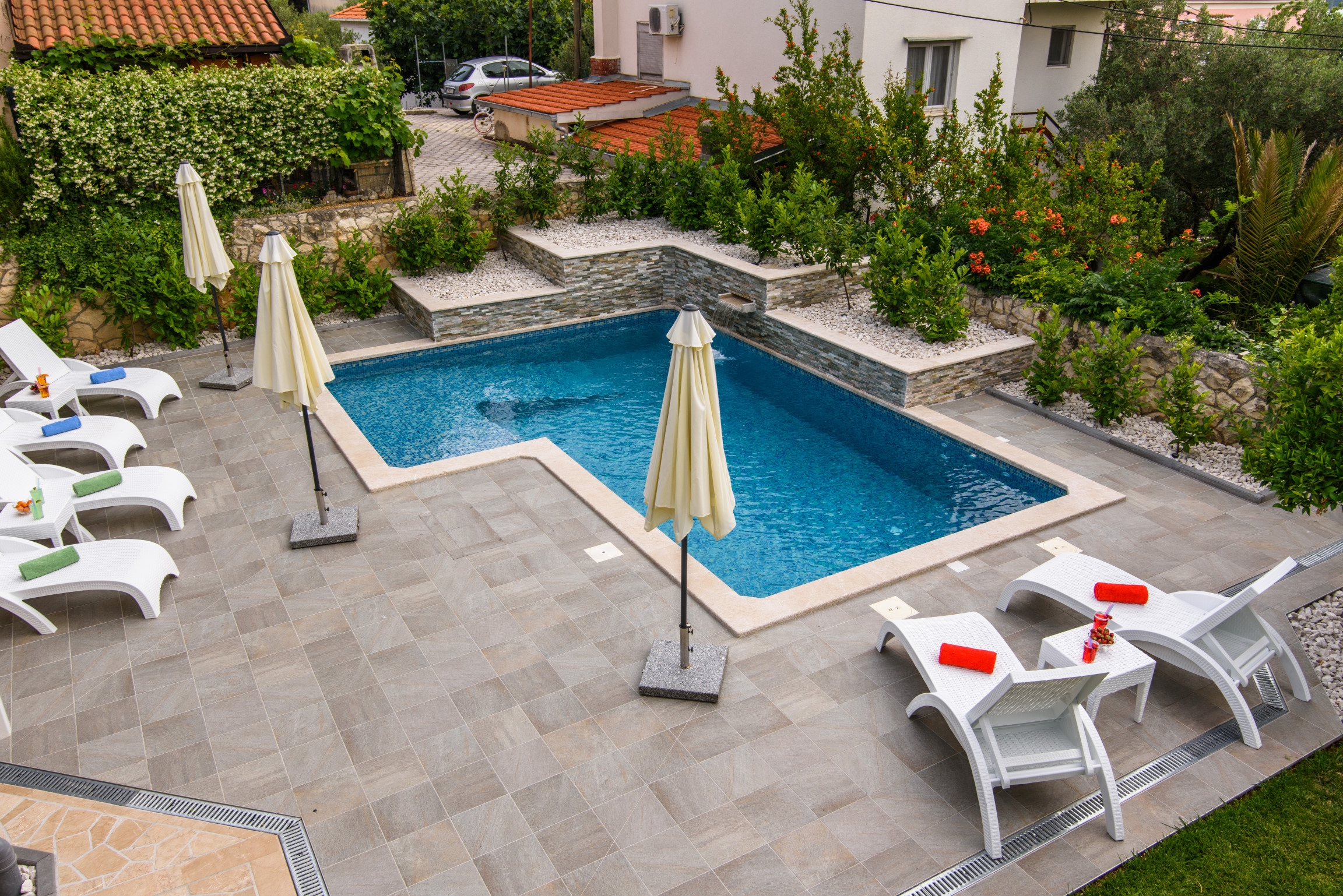Two bedroom apartment with terrace and sea view Okrug Gornji, Čiovo  A-b