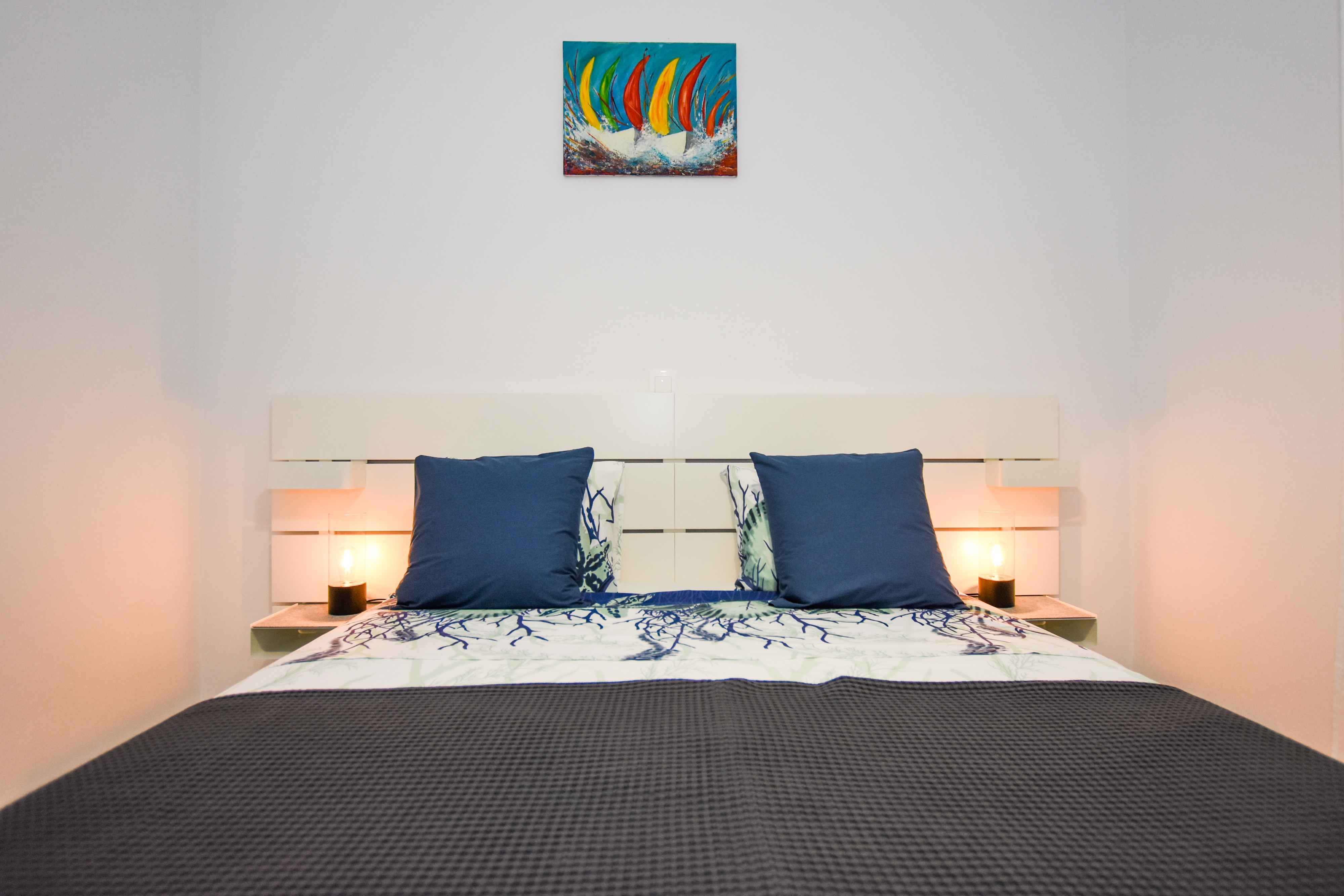 Two bedroom apartment with terrace and sea view Mandre, Pag  A-a