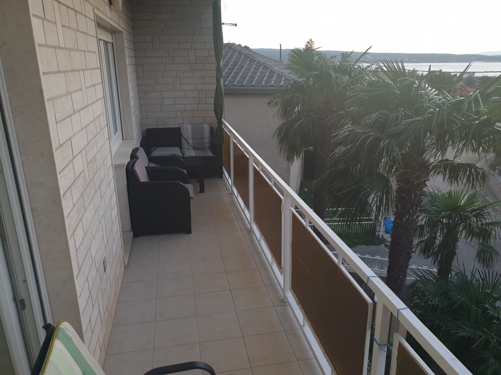 Two bedroom apartment with balcony and sea view Selce, Crikvenica  A-a