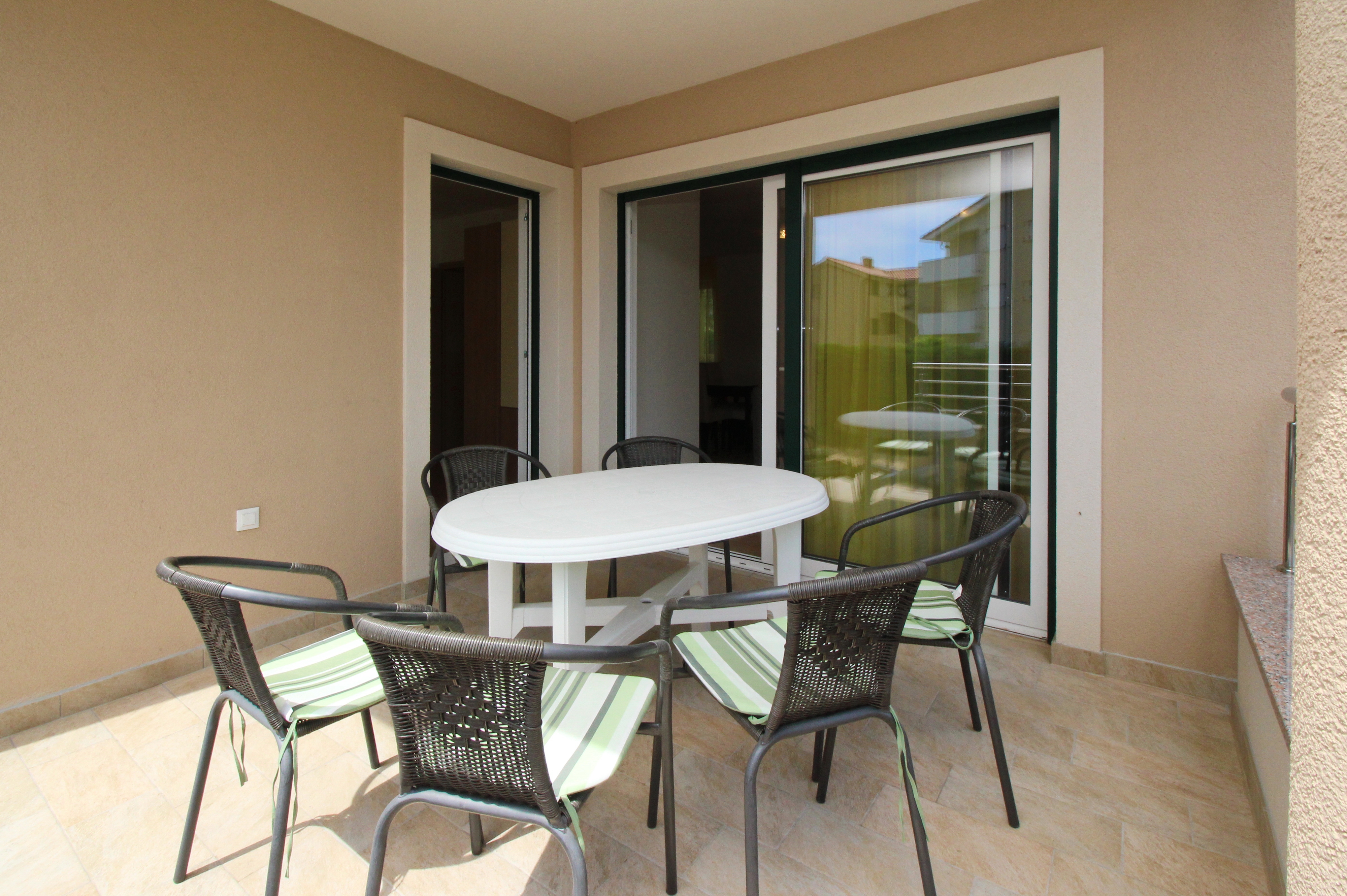 Two bedroom apartment with terrace Baška, Krk (A-18845-a)