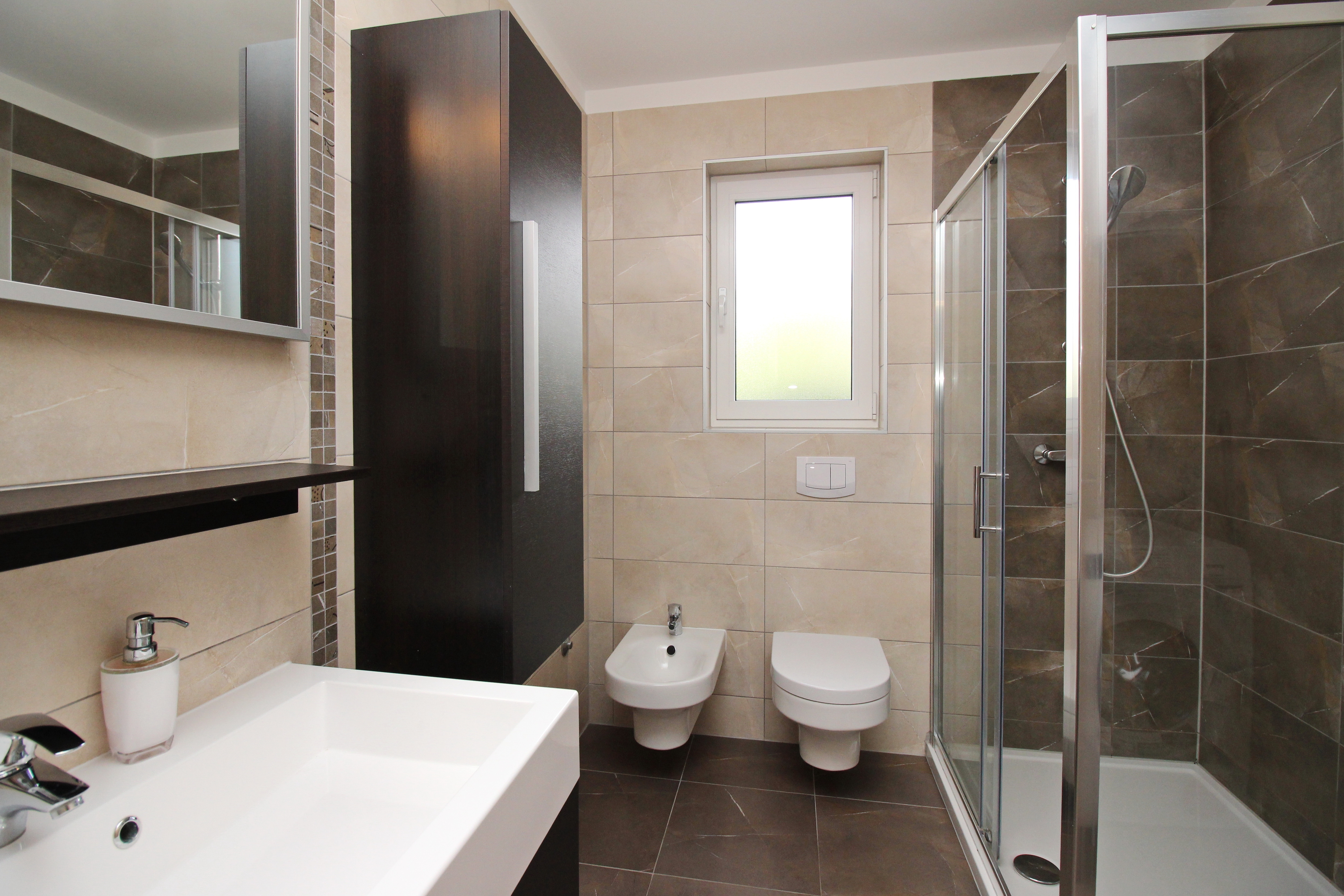 Two bedroom apartment with terrace Baška, Krk  A-b