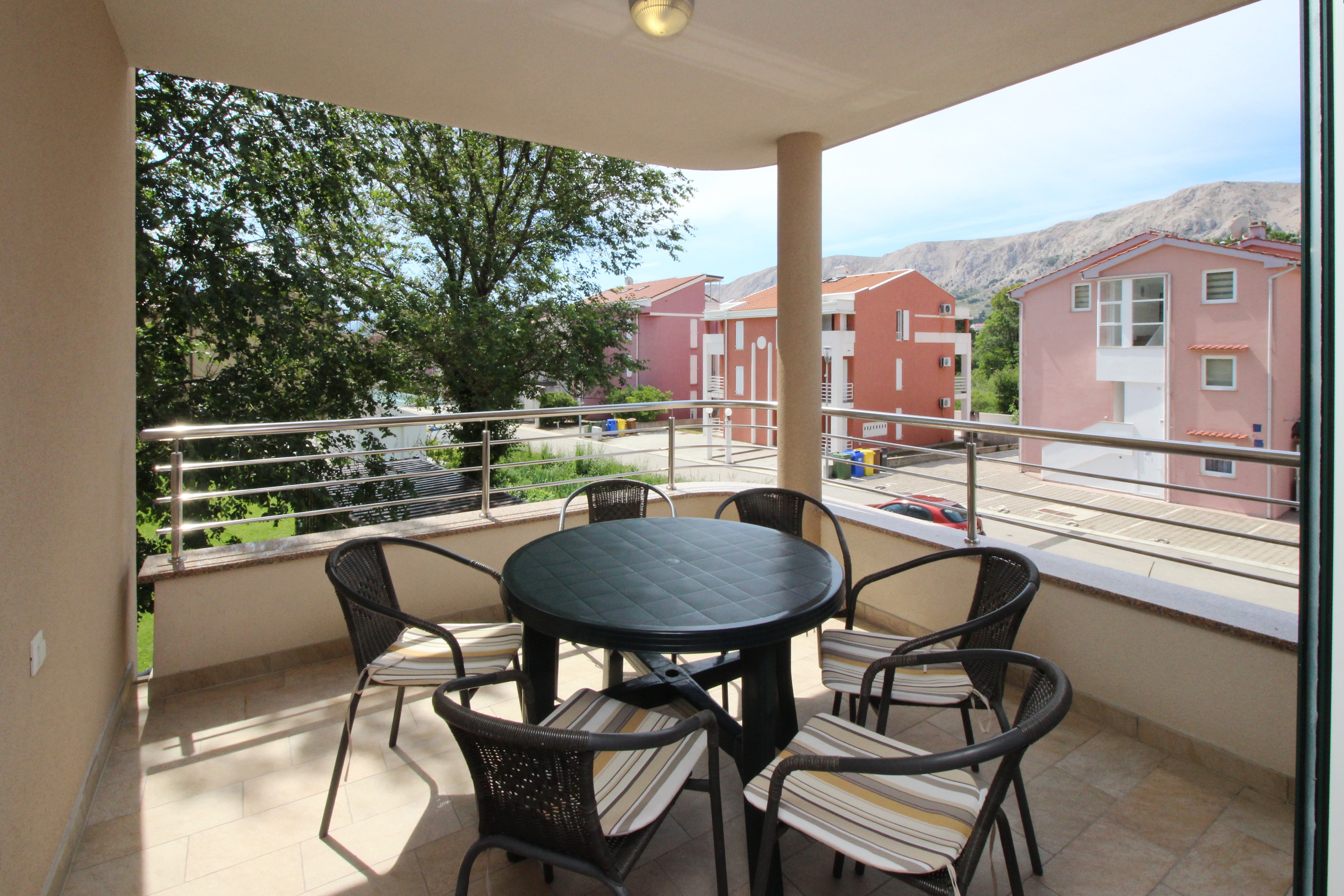 Two bedroom apartment with terrace Baška, Krk  A-d