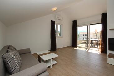 Baška, Гостиная в размещении типа apartment, доступный кондиционер, Домашние животные допускаются и WiFi.