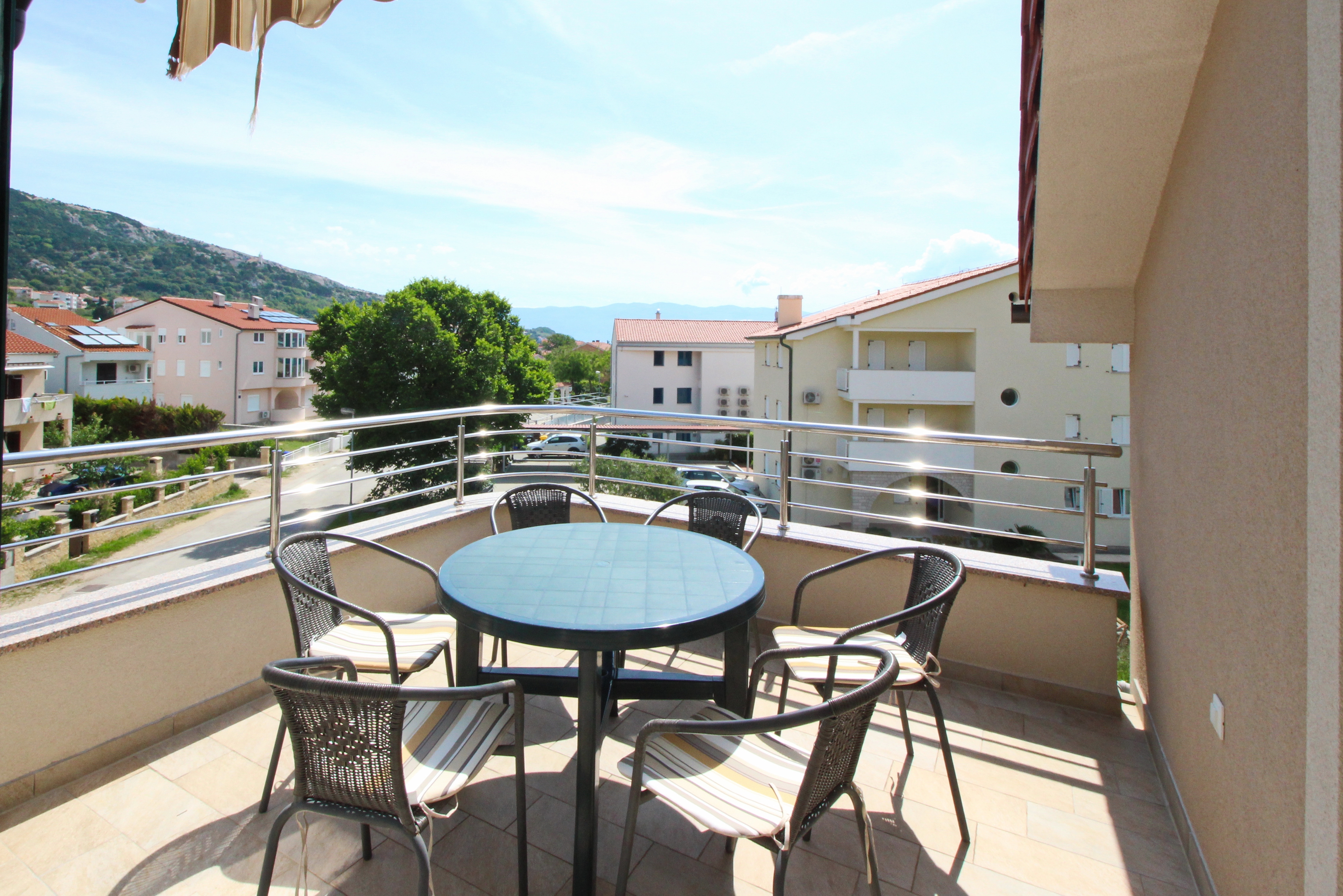 Two bedroom apartment with terrace Baška, Krk  A-e
