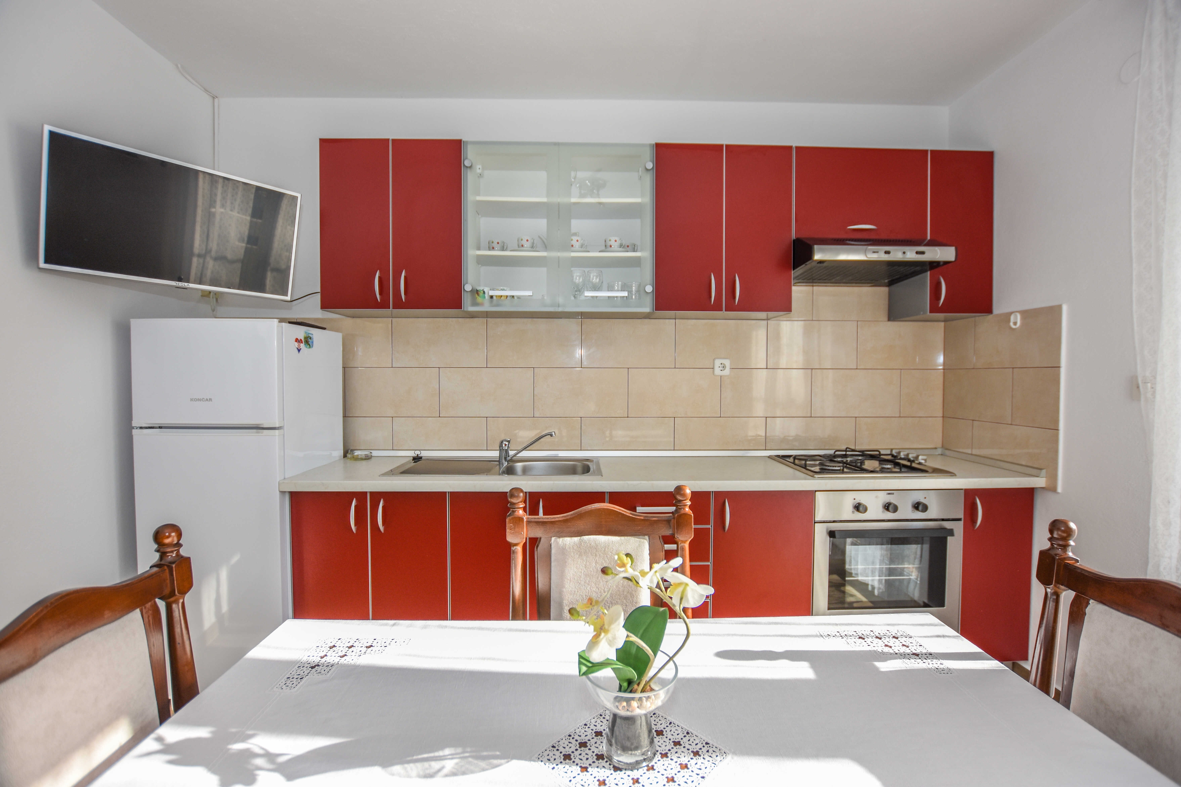 Two bedroom apartment with terrace and sea view Pag  A-b