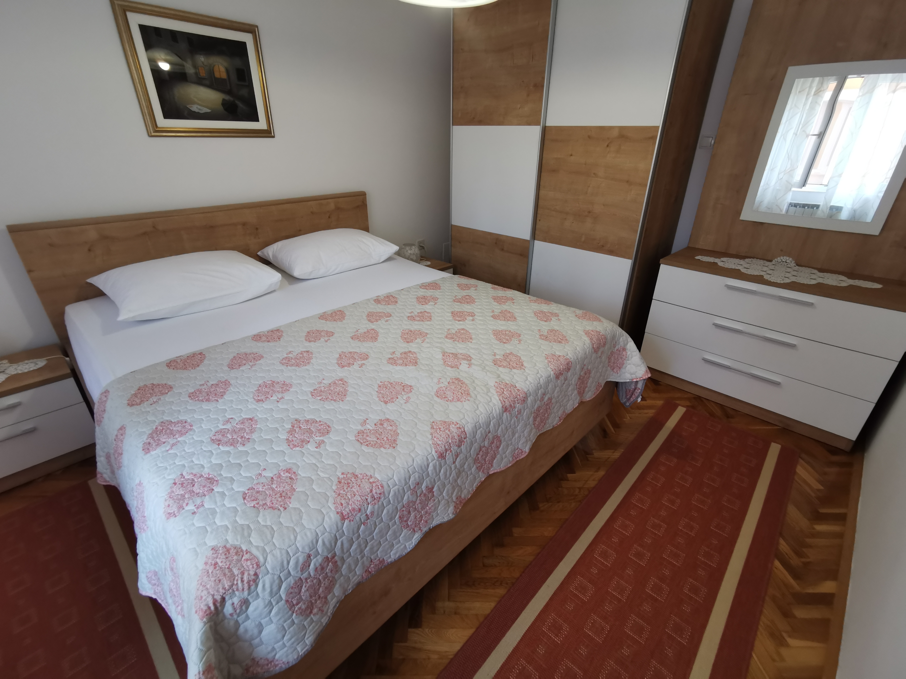 One bedroom apartment with balcony and sea view Novi Vinodolski  A-b
