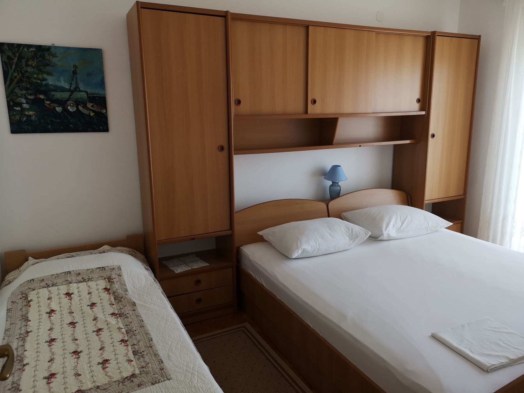 Four bedroom apartment with balcony and sea view Novi Vinodolski  A-c