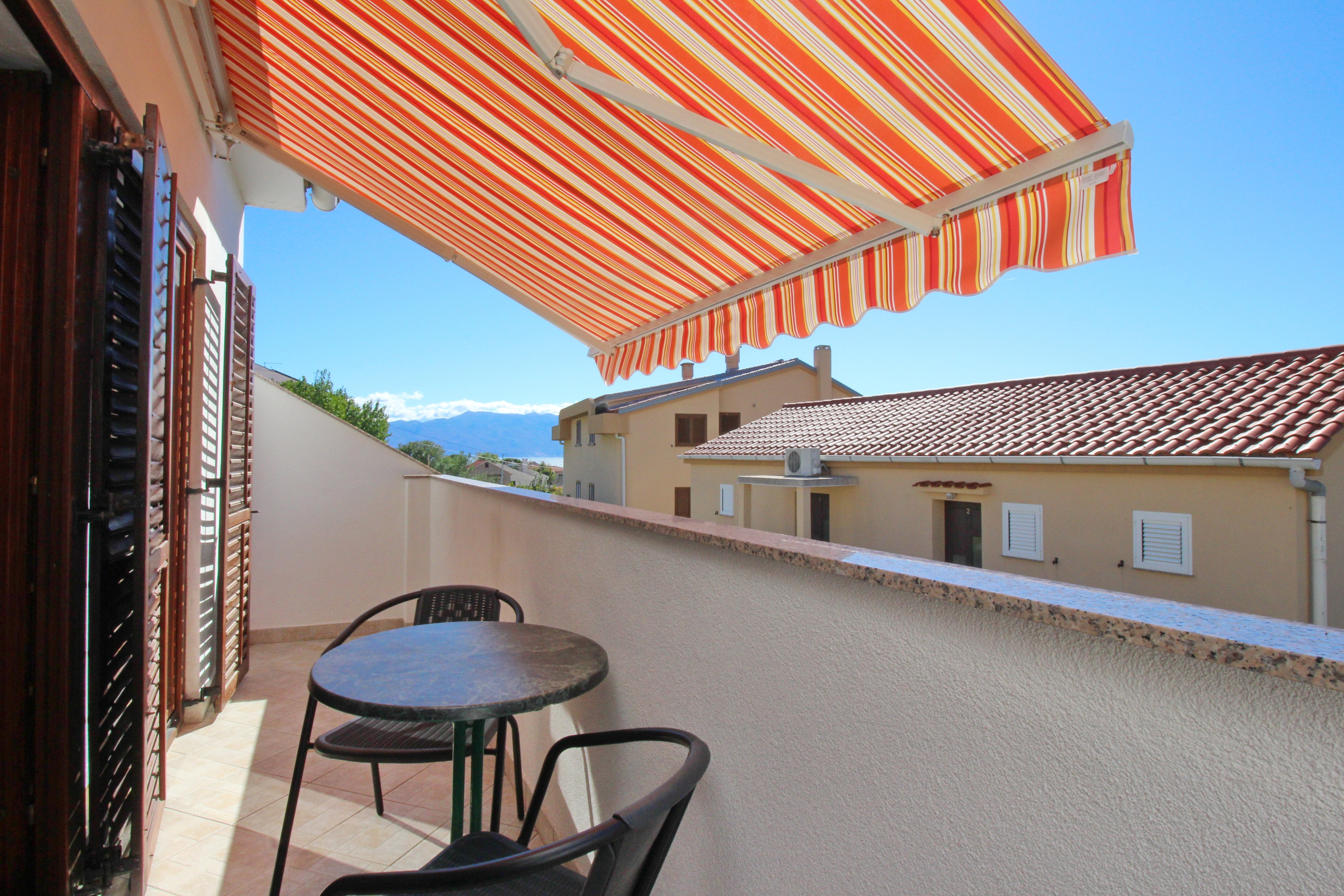 Two bedroom apartment with balcony Baška, Krk  A-b