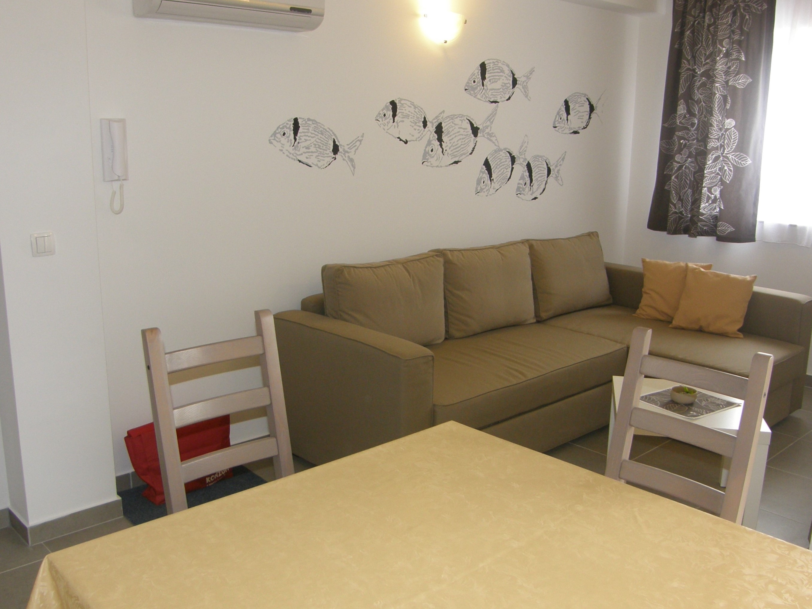 One bedroom apartment with terrace Baška, Krk (A-18871-a)