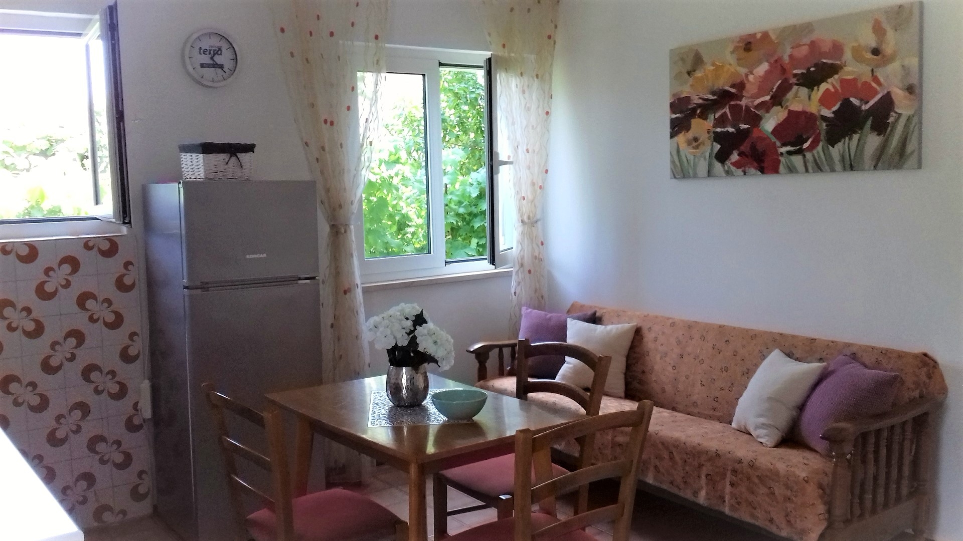 One bedroom apartment with terrace Baška, Krk  A-a
