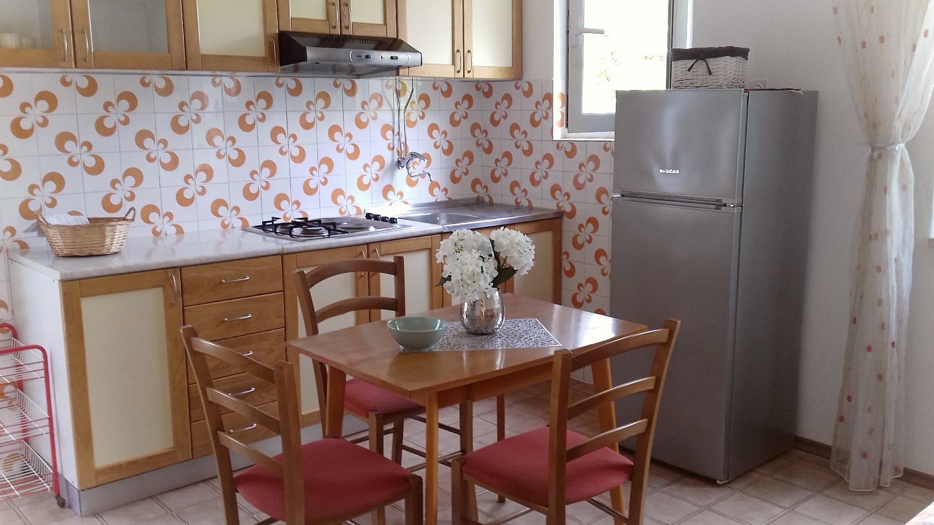 One bedroom apartment with terrace Baška, Krk  A-a