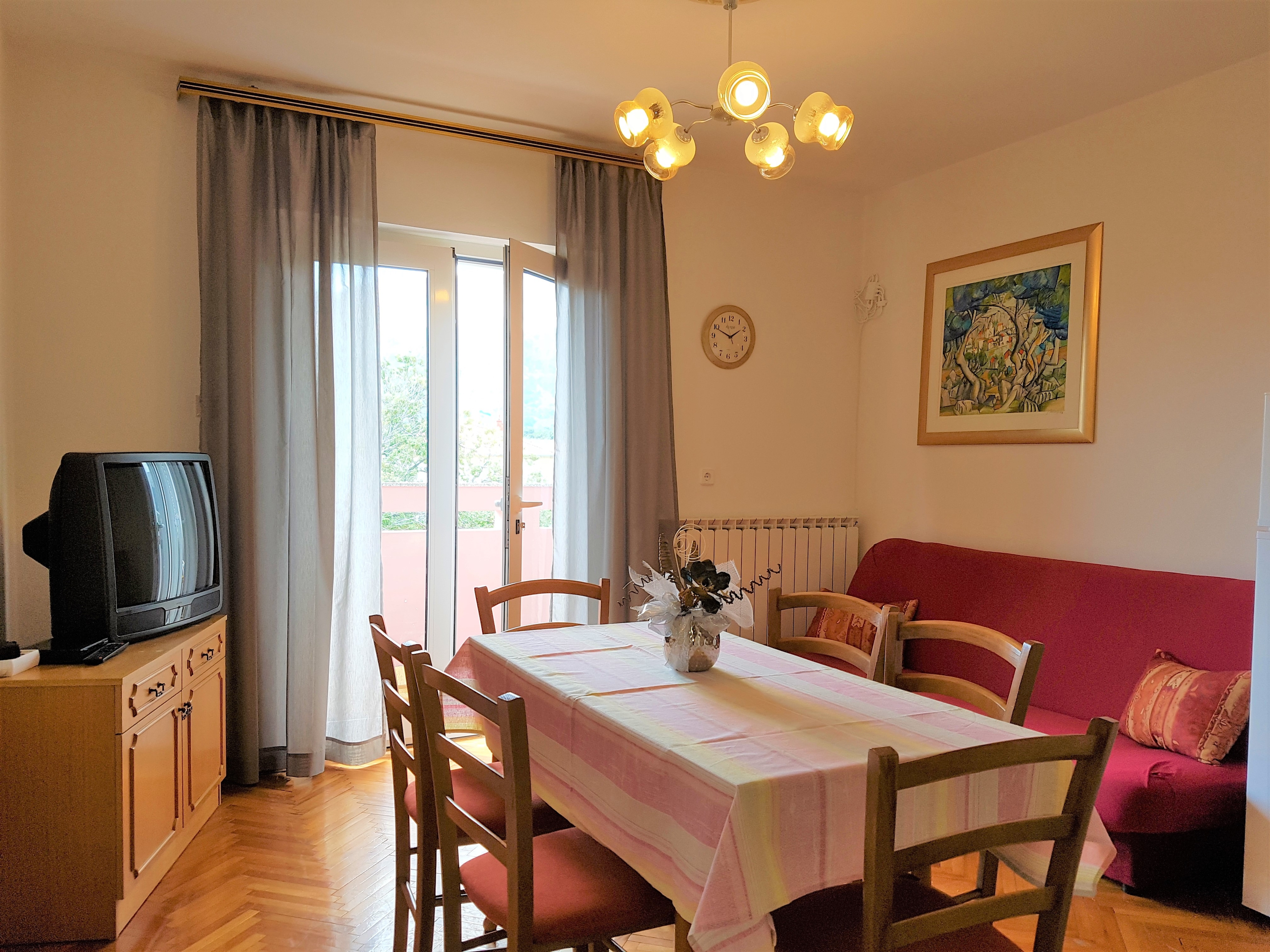 Two bedroom apartment with terrace Baška, Krk  A-b