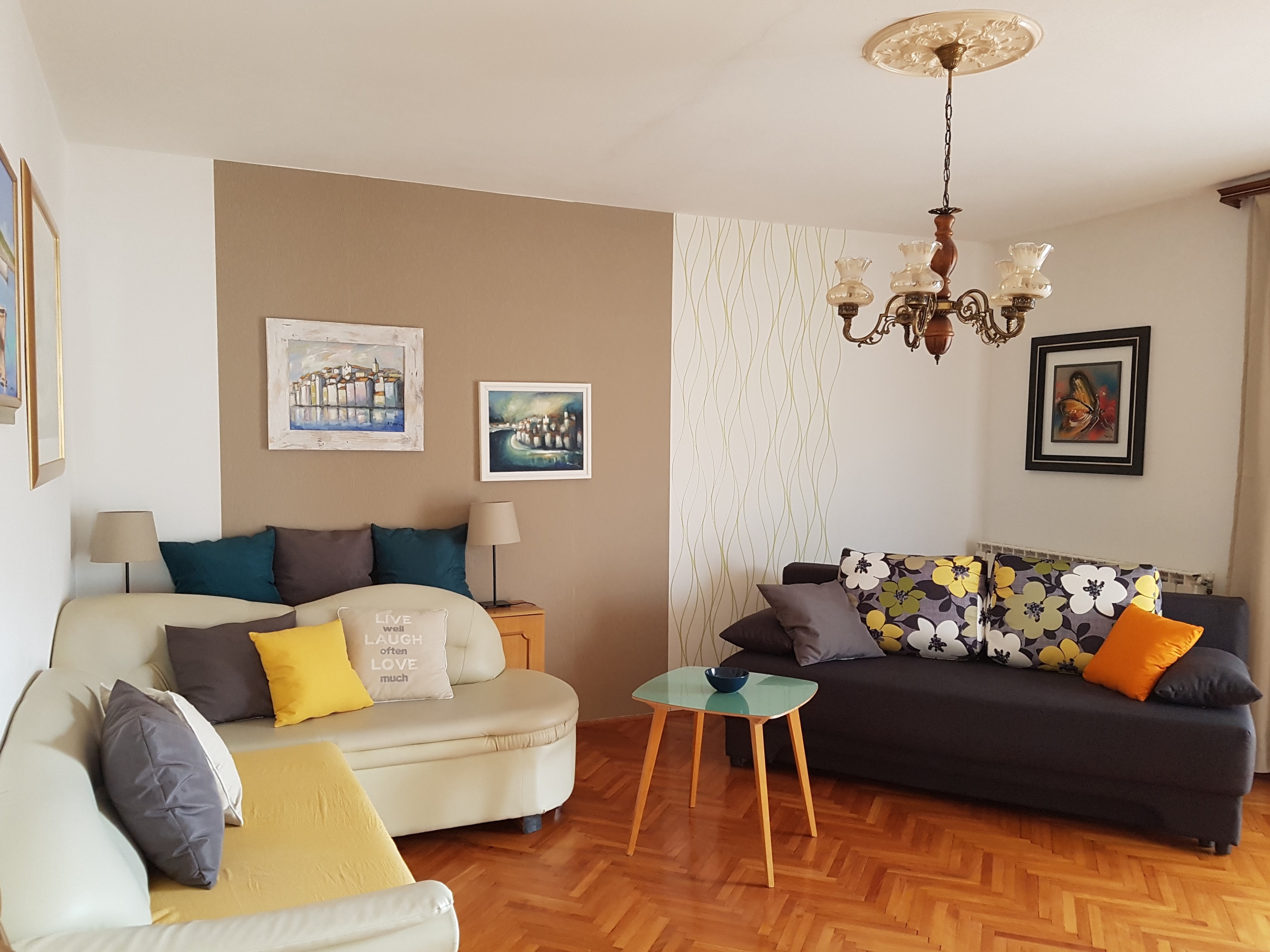 Two bedroom apartment with terrace Baška, Krk  A-b