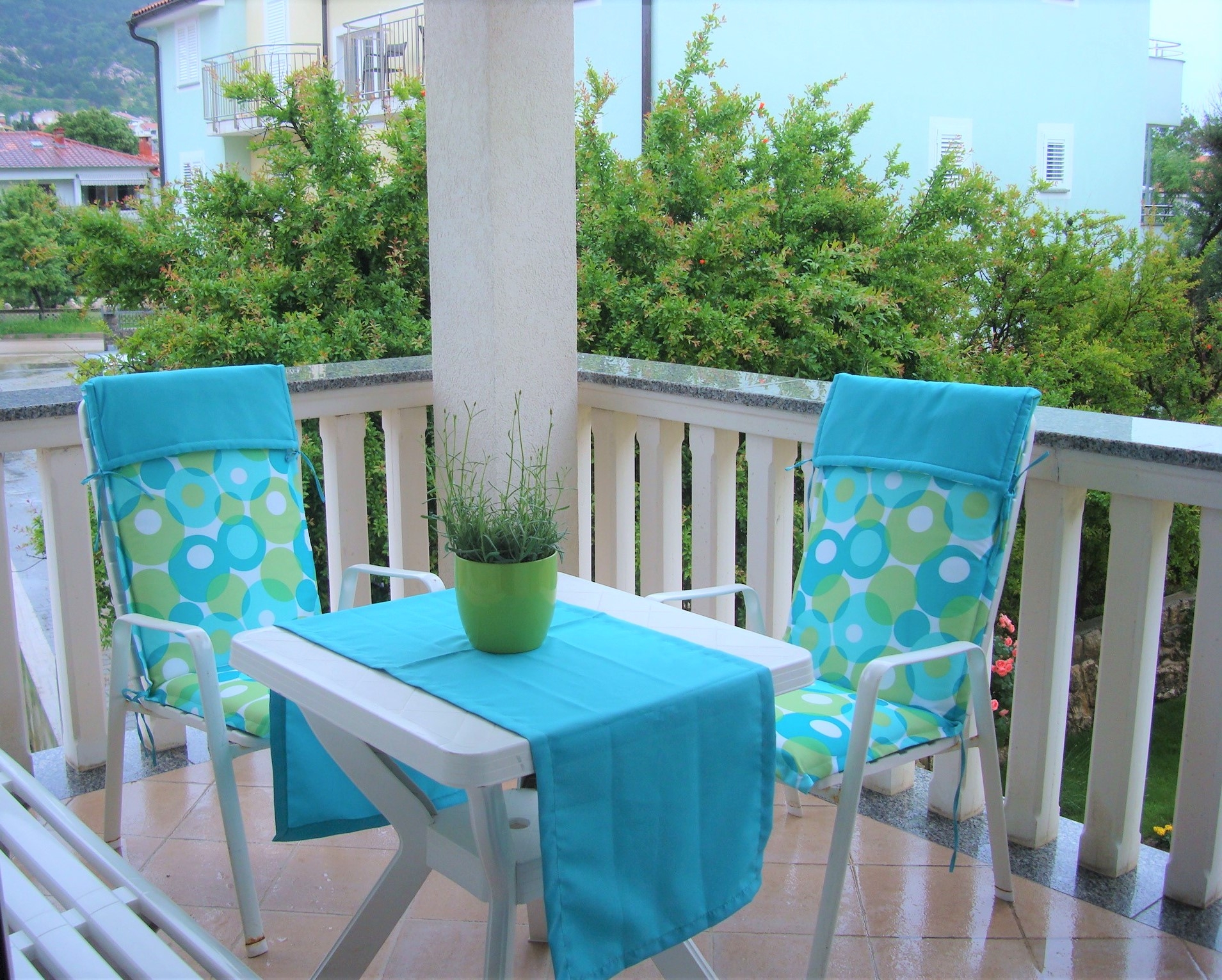 One bedroom apartment with terrace Baška, Krk  A-a
