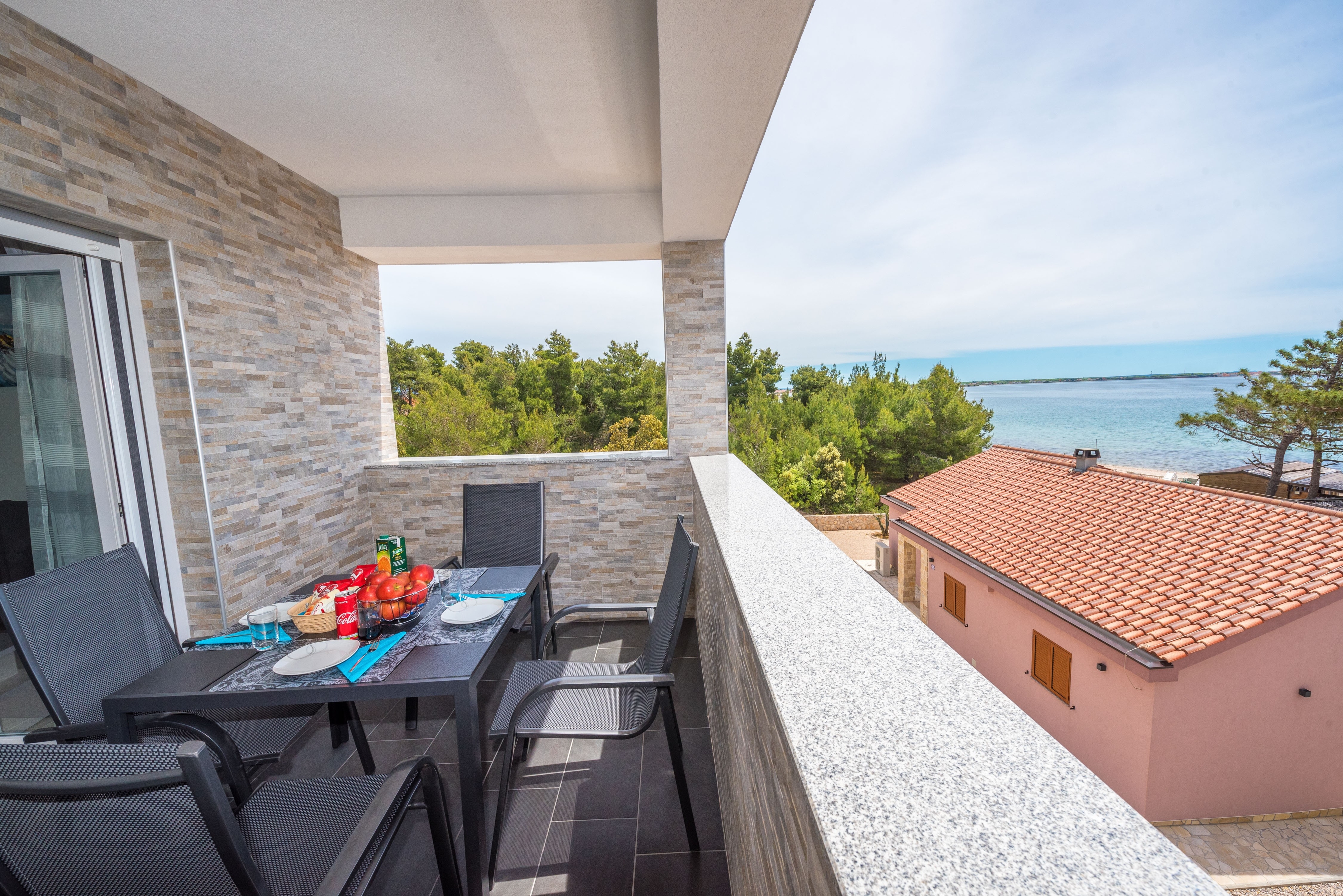 Two bedroom apartment with terrace Vir  A-b
