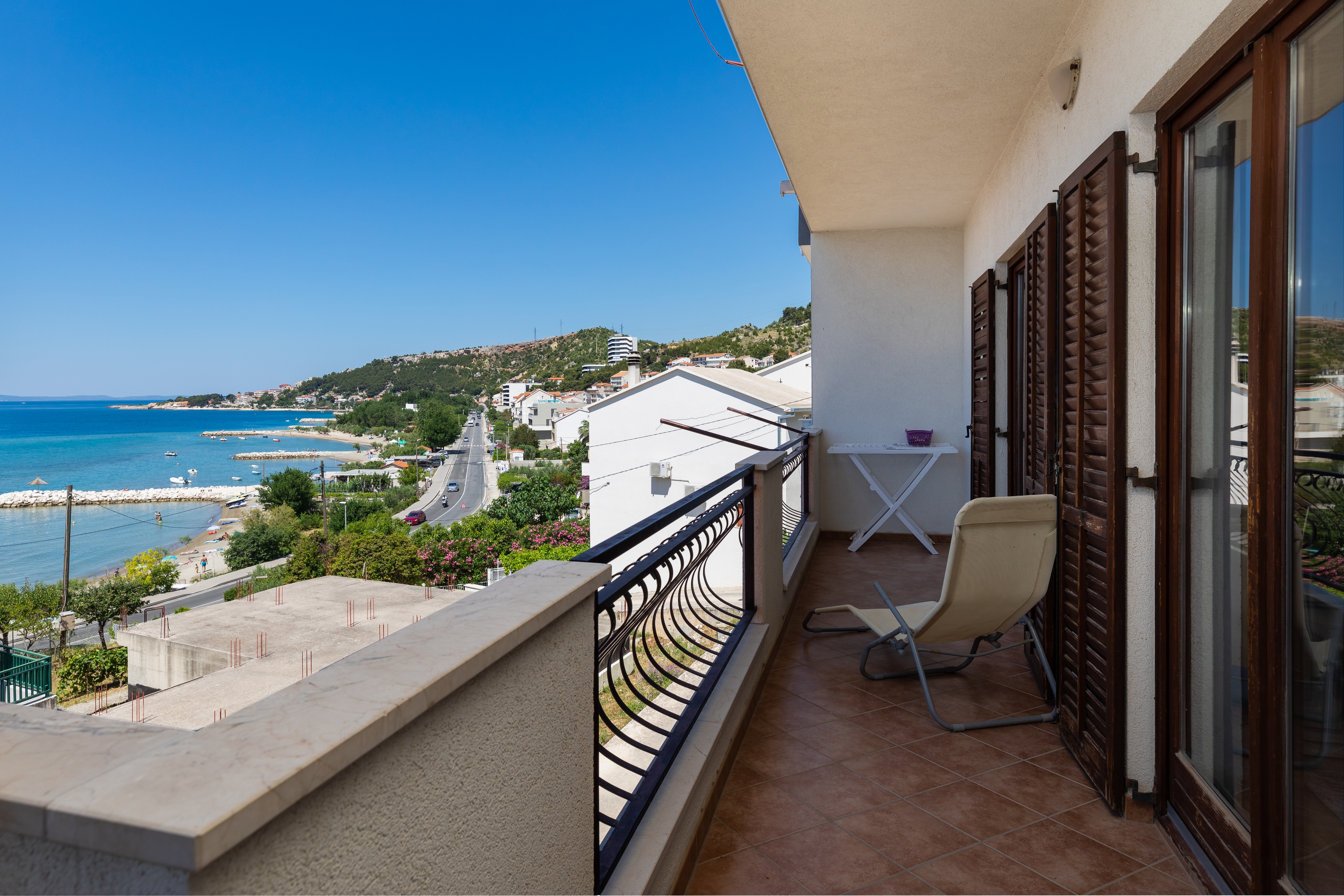 Two bedroom apartment with terrace and sea view Duće, Omiš  A-a
