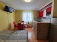 Dining room Makarska, Dining room in the apartment, air condition available, (pet friendly) and WiFi.