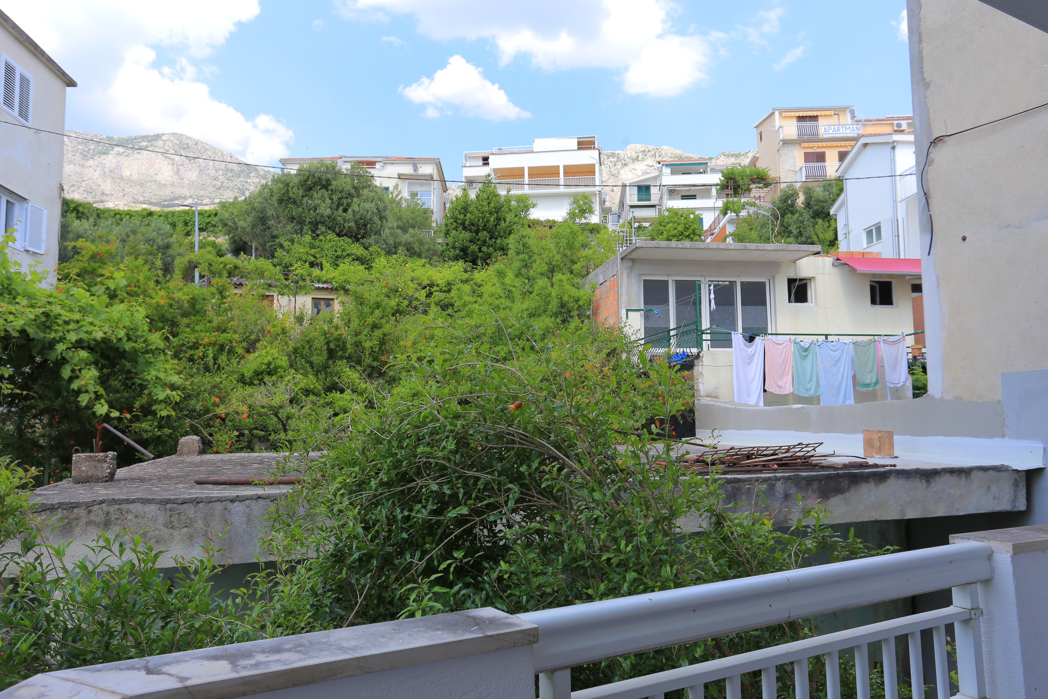 One bedroom apartment with terrace Podgora, Makarska  A-b