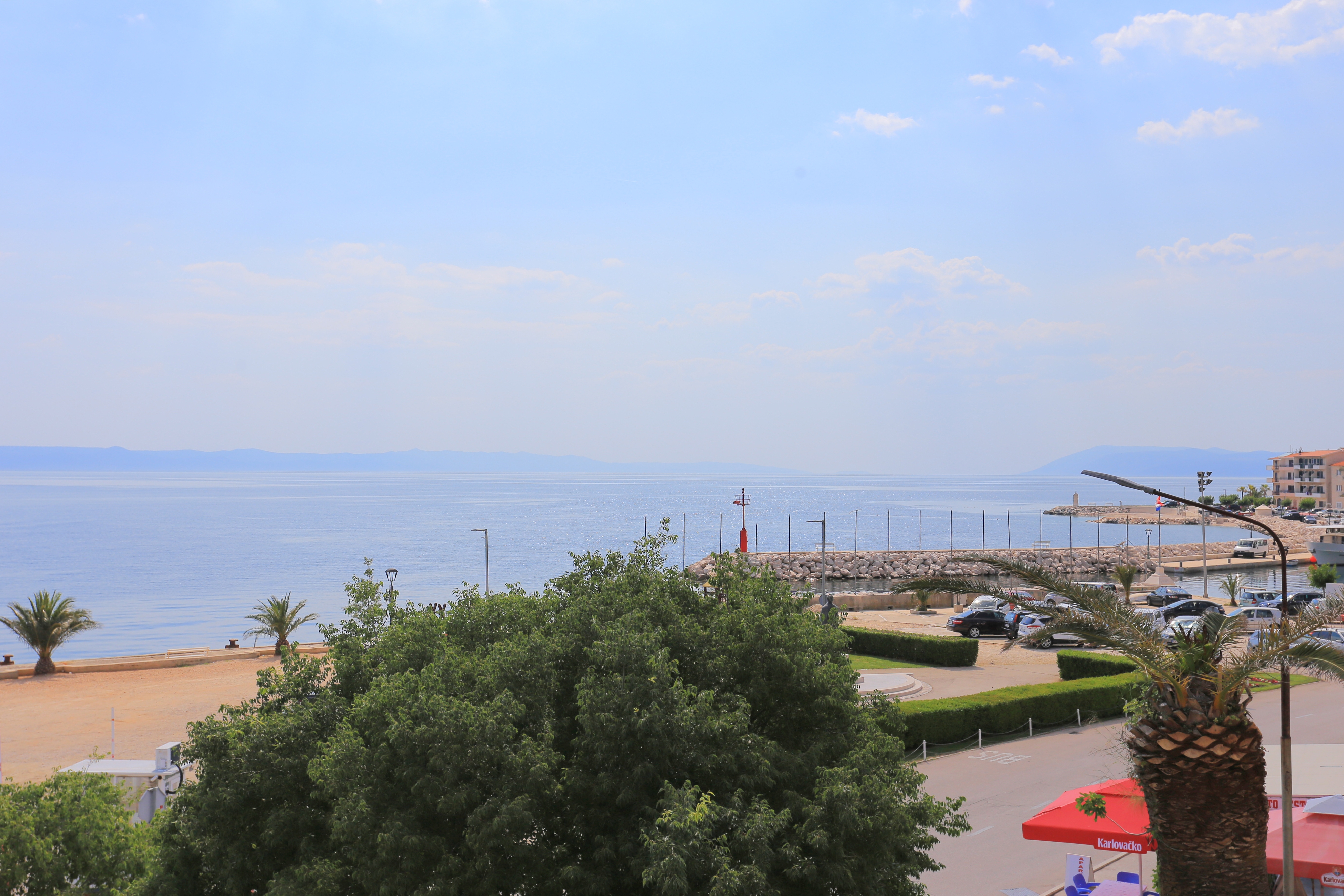 One bedroom apartment with balcony and sea view Podgora, Makarska  A-c