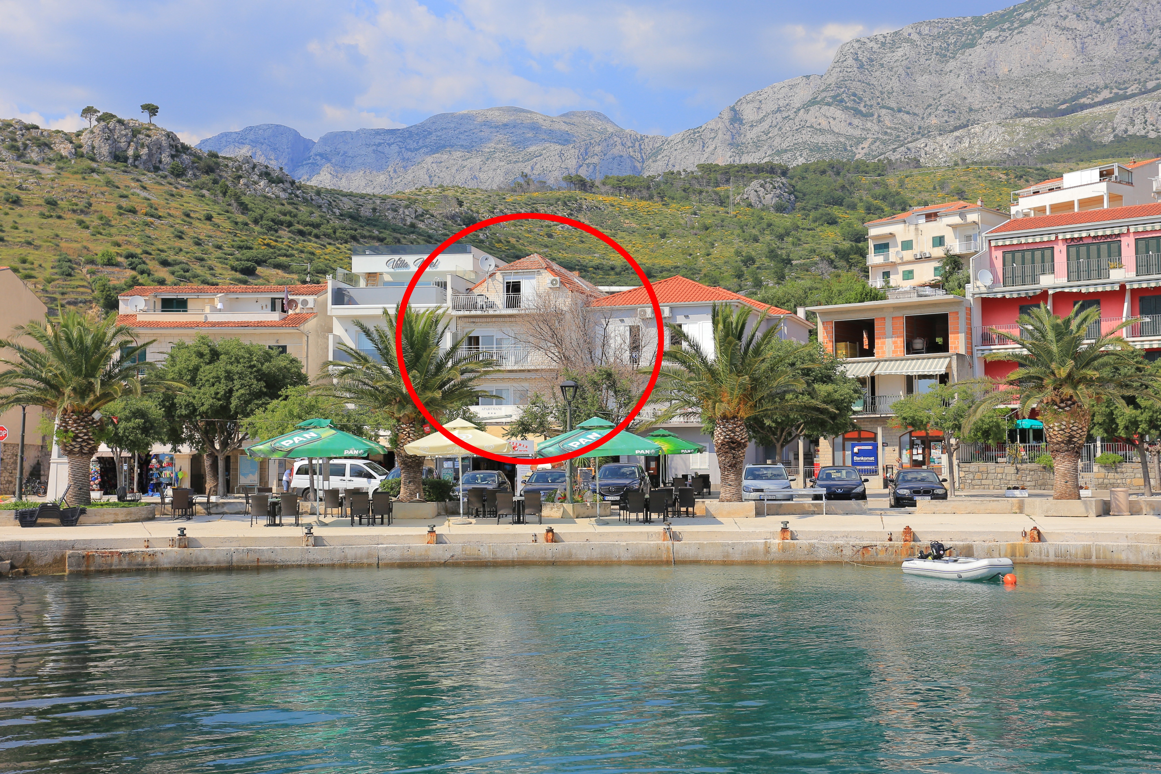 One bedroom apartment with balcony and sea view Podgora, Makarska (A-18918-a)