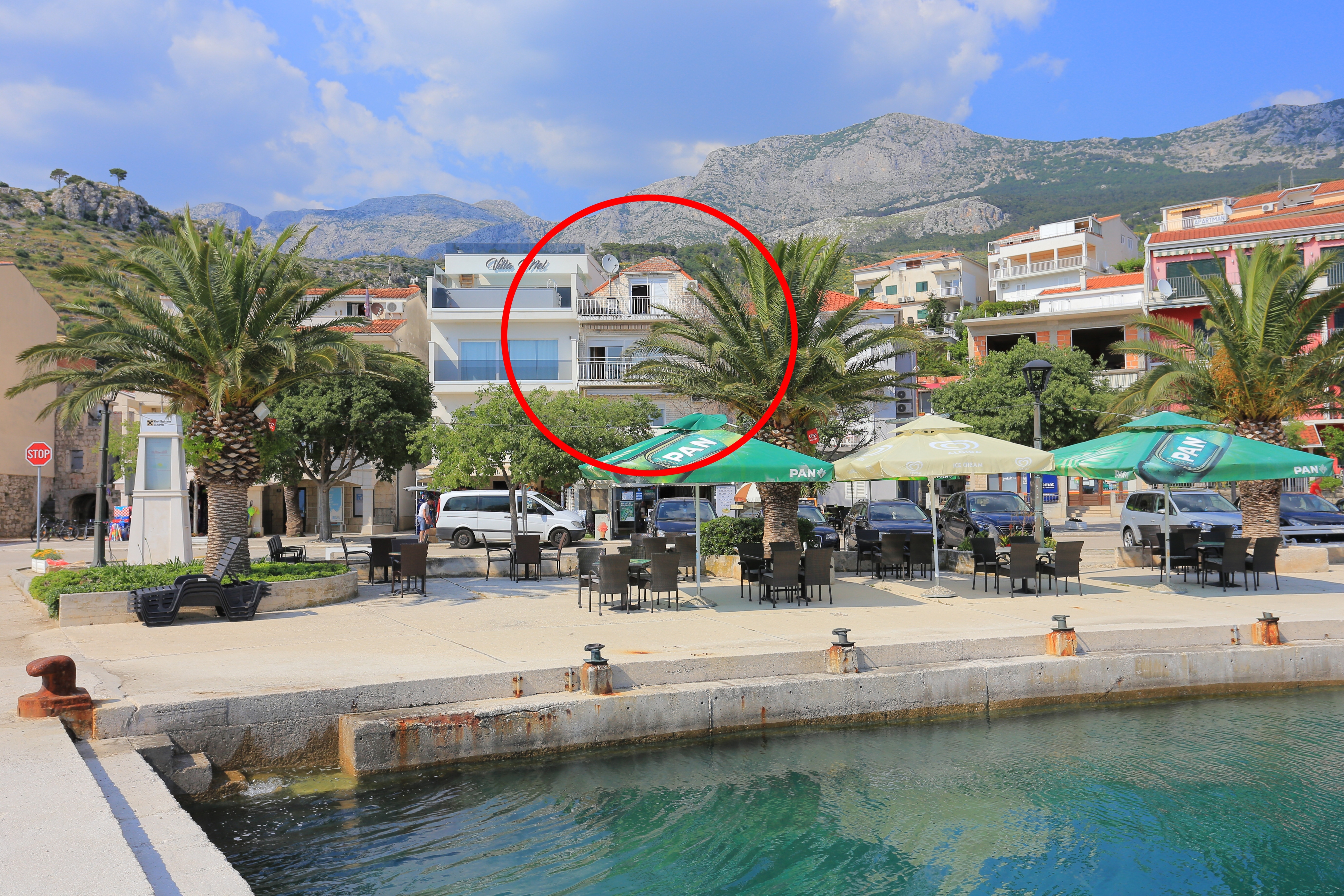 One bedroom apartment with balcony and sea view Podgora, Makarska (A-18918-c)