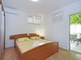 Bedroom 1 Makarska, Bedroom 1 in the apartment, air condition available and WiFi.