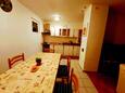 Šibenik, Jídelna v ubytování typu apartment, s klimatizací a WiFi.